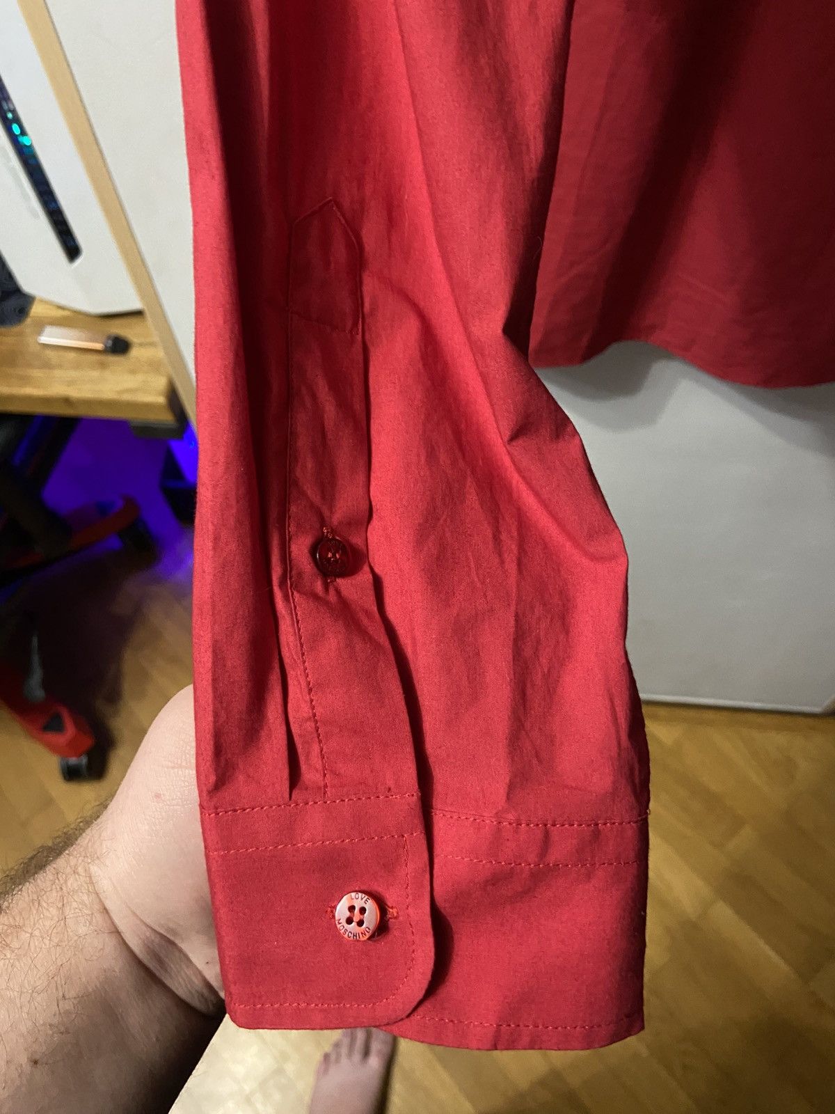 Moschino Shirt Love Moschino Size US XL / EU 56 / 4 - 4 Thumbnail