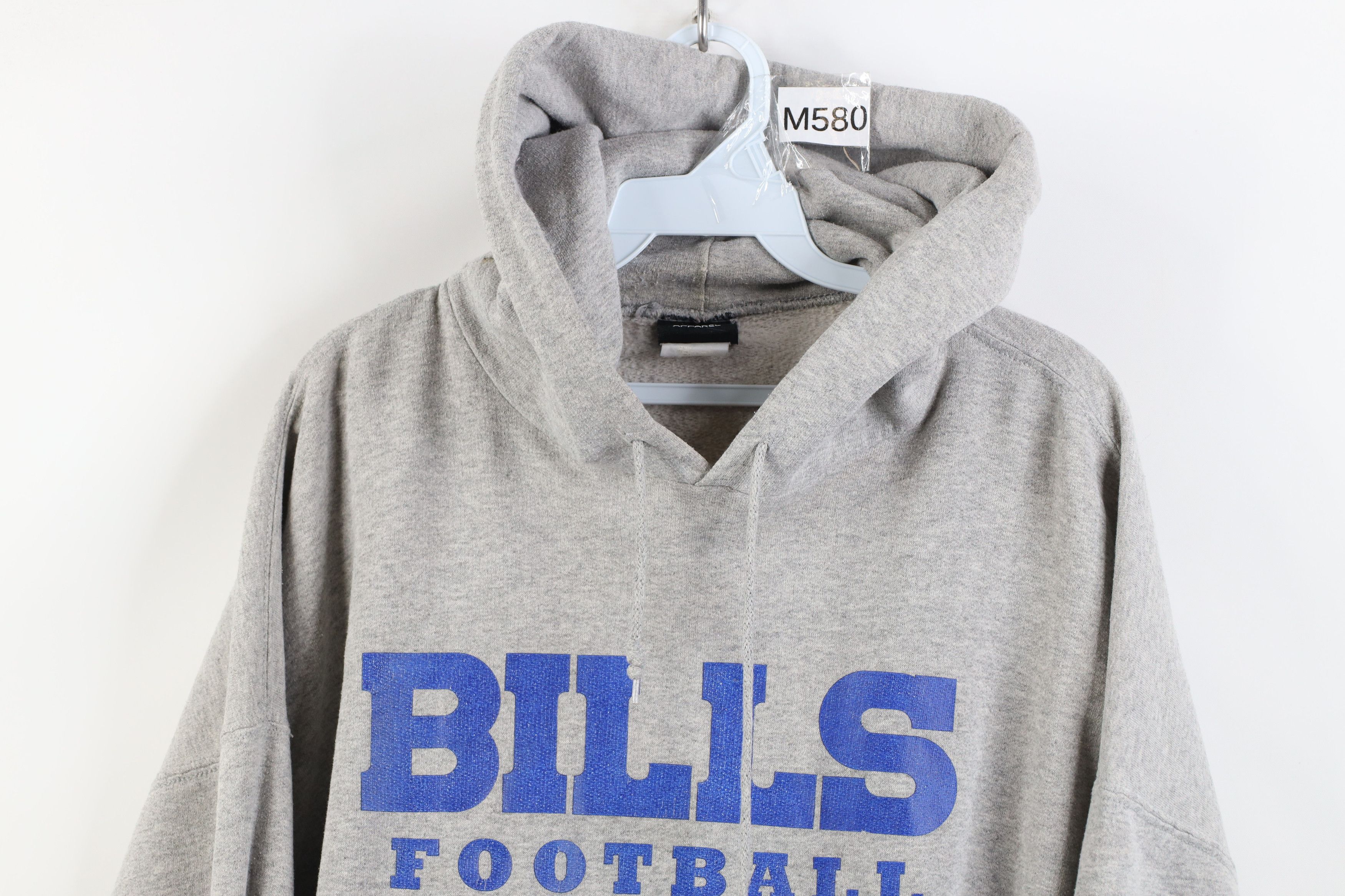 Vintage Vintage NFL Buffalo Bills Football Hoodie Sweatshirt Gray Size US XXL / EU 58 / 5 - 2 Thumbnail