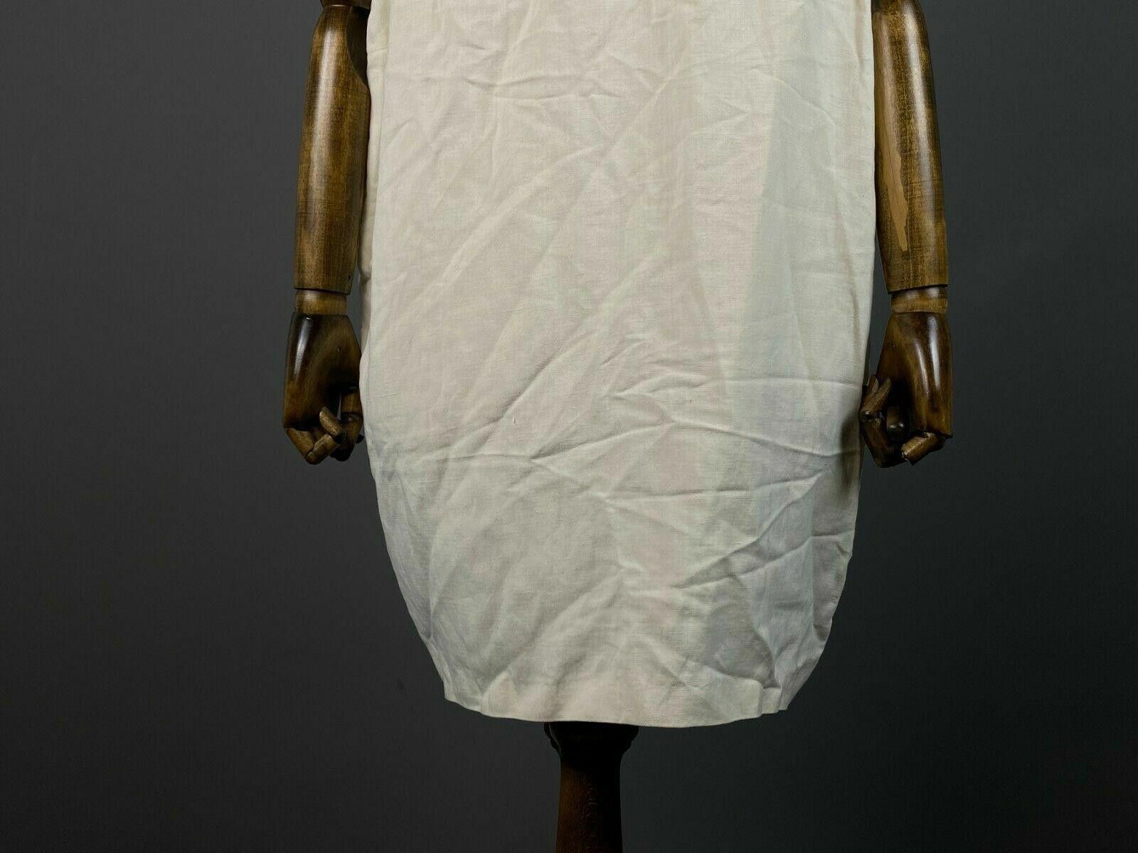 Designer Ladies Sonia Speciale White V-Neck Button Up Dress Size 44 Size M / US 6-8 / IT 42-44 - 7 Thumbnail