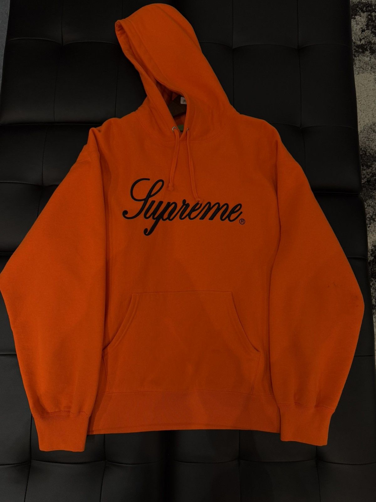 Supreme Size L - Supreme Washed Old English Hooded Sweatshirt Size US L / EU 52-54 / 3 - 1 Thumbnail