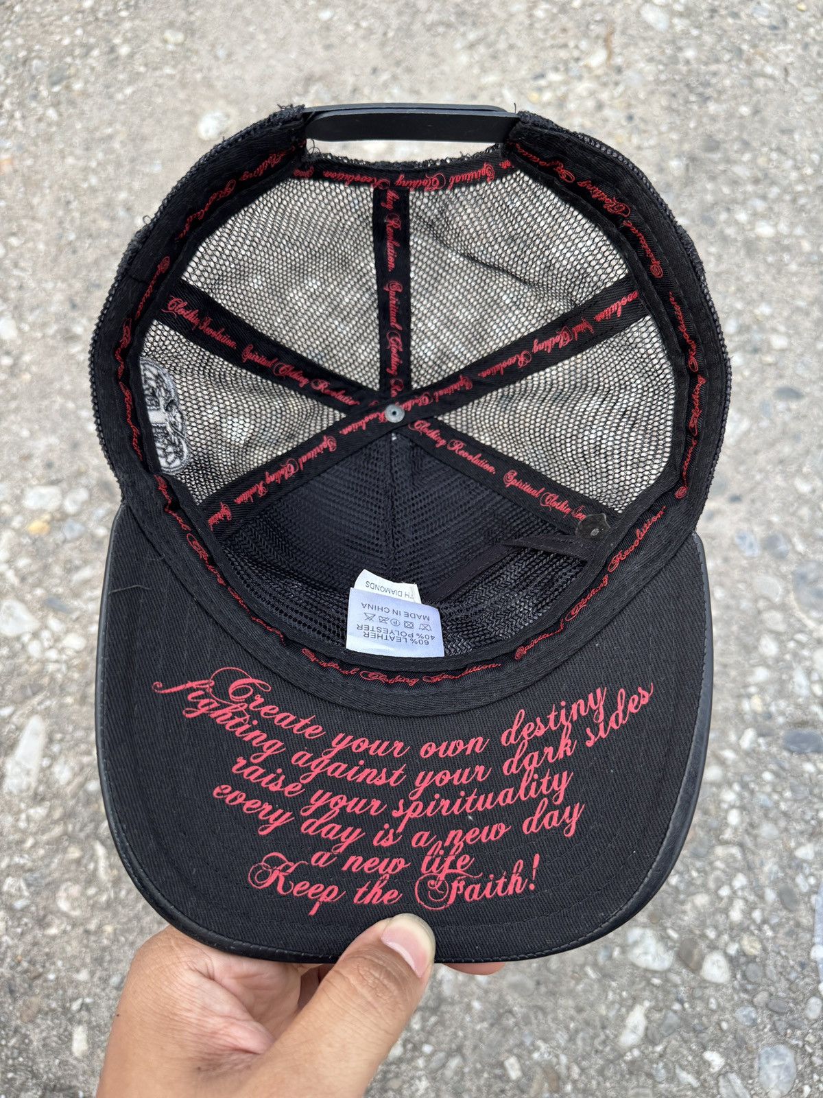 Faith Connexion Rare Leather Faith Connexion Trucker Hat Size ONE SIZE - 9 Thumbnail
