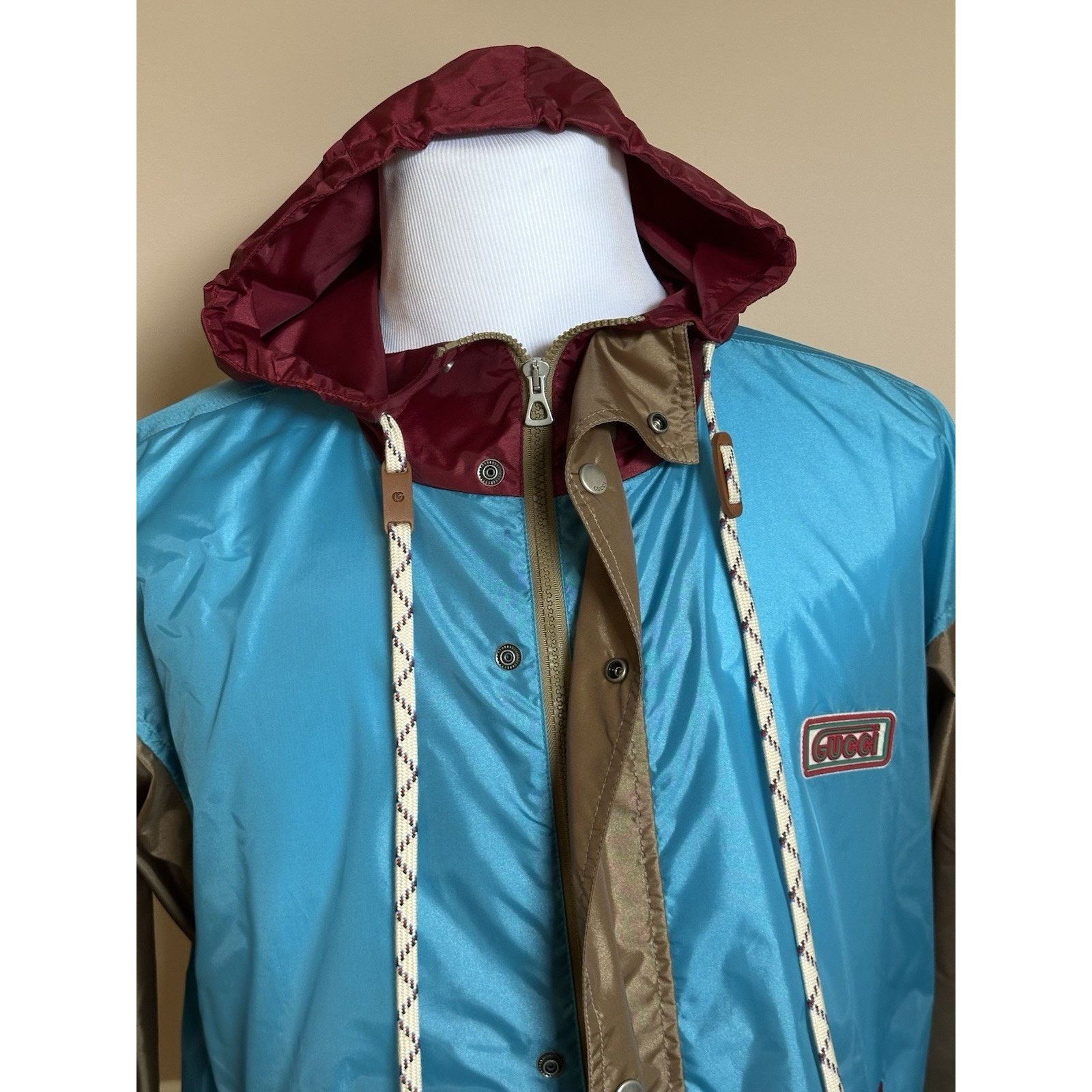 Gucci Gucci Nylon Blouson Jacket with Hoodie 40 US 740572 Size US L / EU 52-54 / 3 - 9 Thumbnail