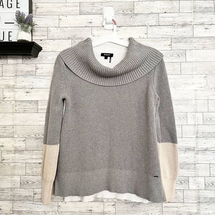 Dkny cowl neck on sale sweater