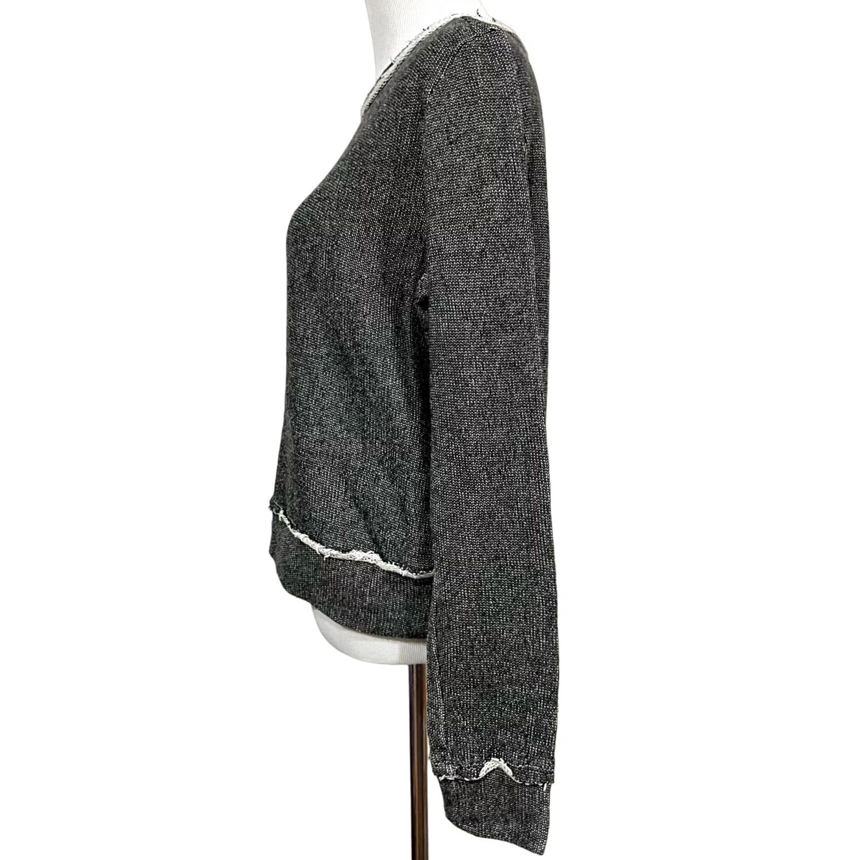 Vintage Cloth & Stone Sweatshirt Top Gray Cotton Blend Pullover Sz M Women Crew Neck Long Sleeve Size M / US 6-8 / IT 42-44 - 3 Thumbnail