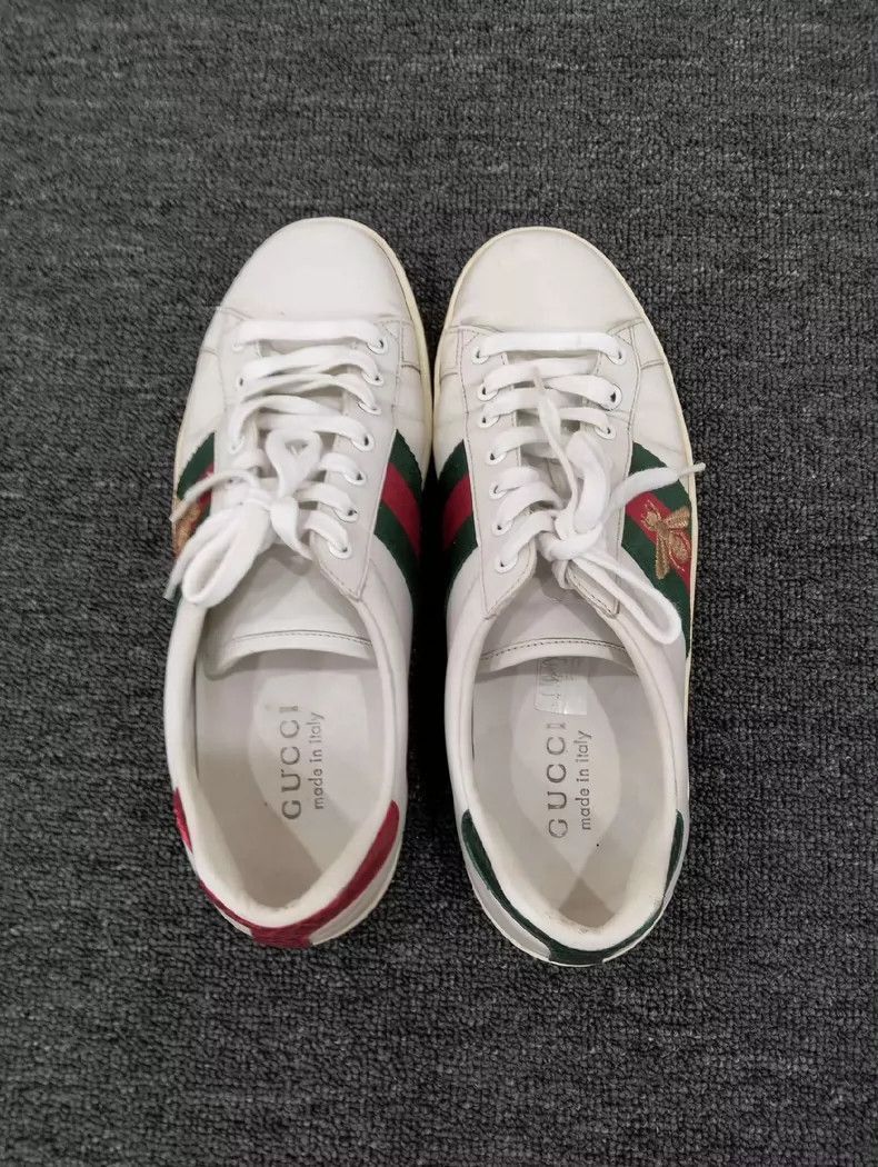 Gucci Gucci White Sneakers Size 41-2506 Size US 8 / EU 41 - 6 Thumbnail