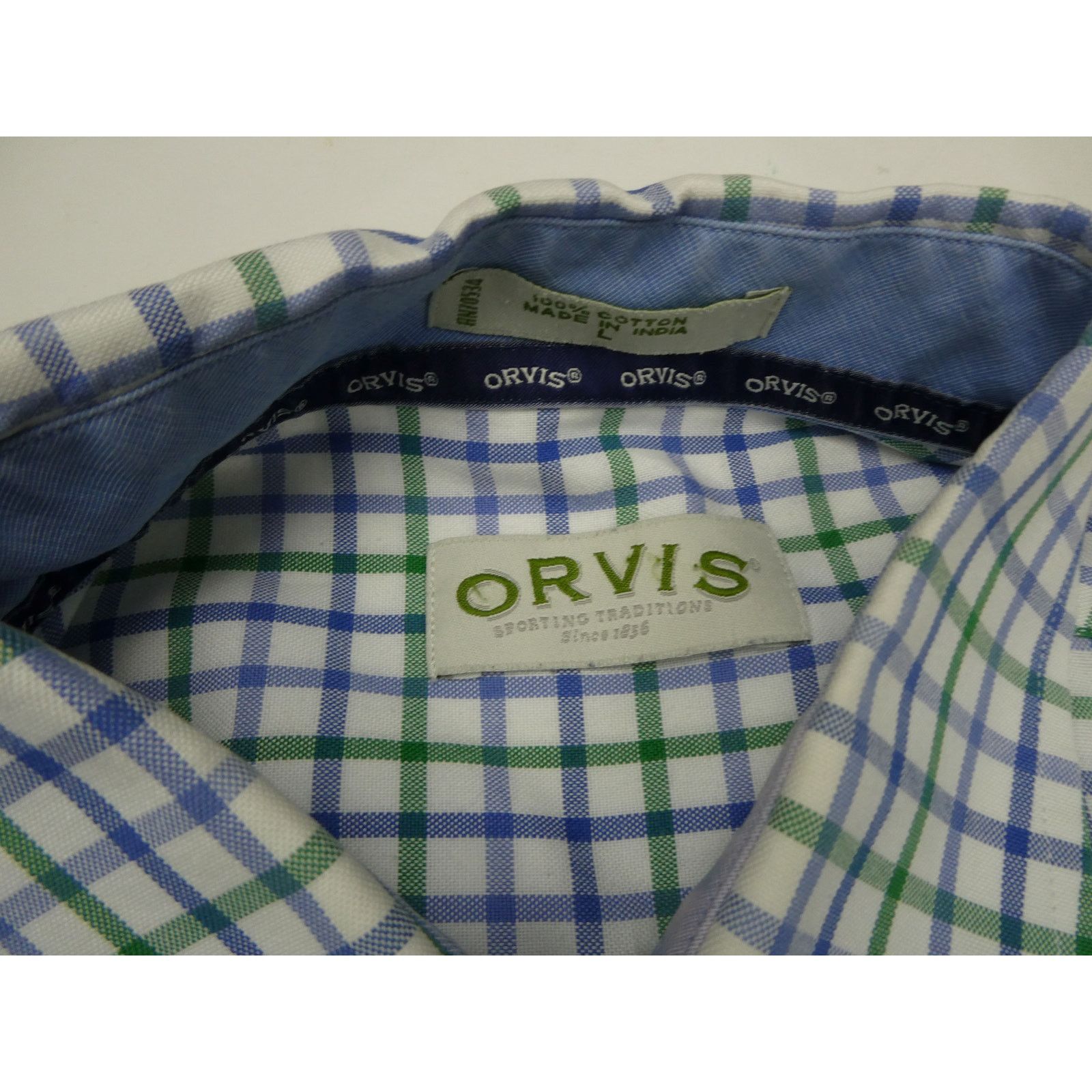Orvis NEW men's Orvis button front oxford shirt, check, large Size US L / EU 52-54 / 3 - 2 Thumbnail