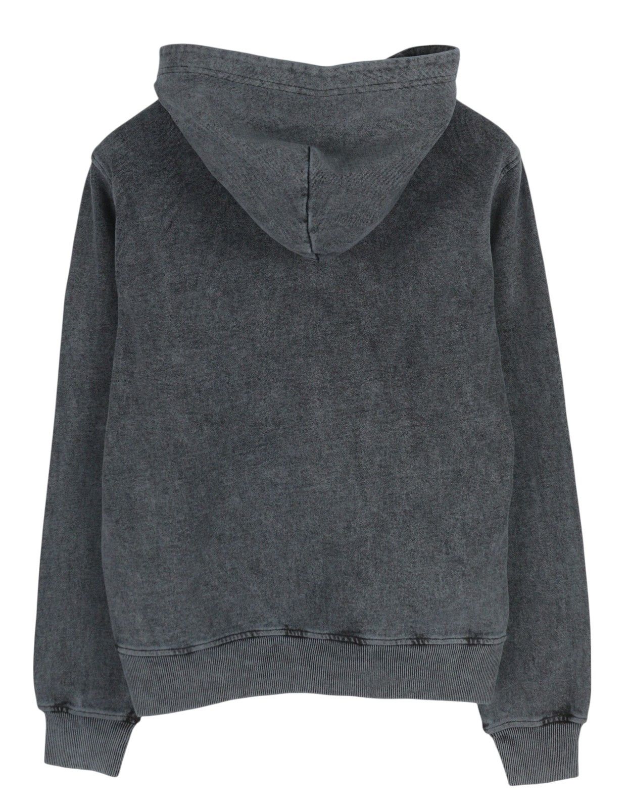 Diesel S-Ginn-Hood-E1 Men Hoodie L Washed Grey Distress 41051 Size US L / EU 52-54 / 3 - 2 Thumbnail