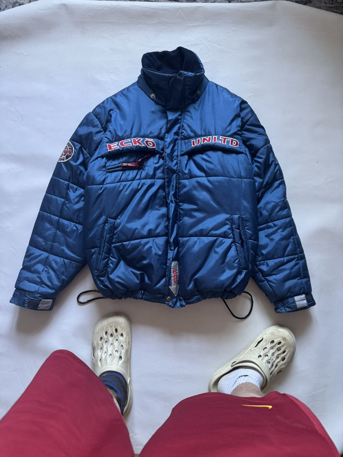 Ecko Unltd. Vintage Ecko Unltd Reversible Puffer Jacket – 2 Way Y2K Size US L / EU 52-54 / 3 - 2 Thumbnail