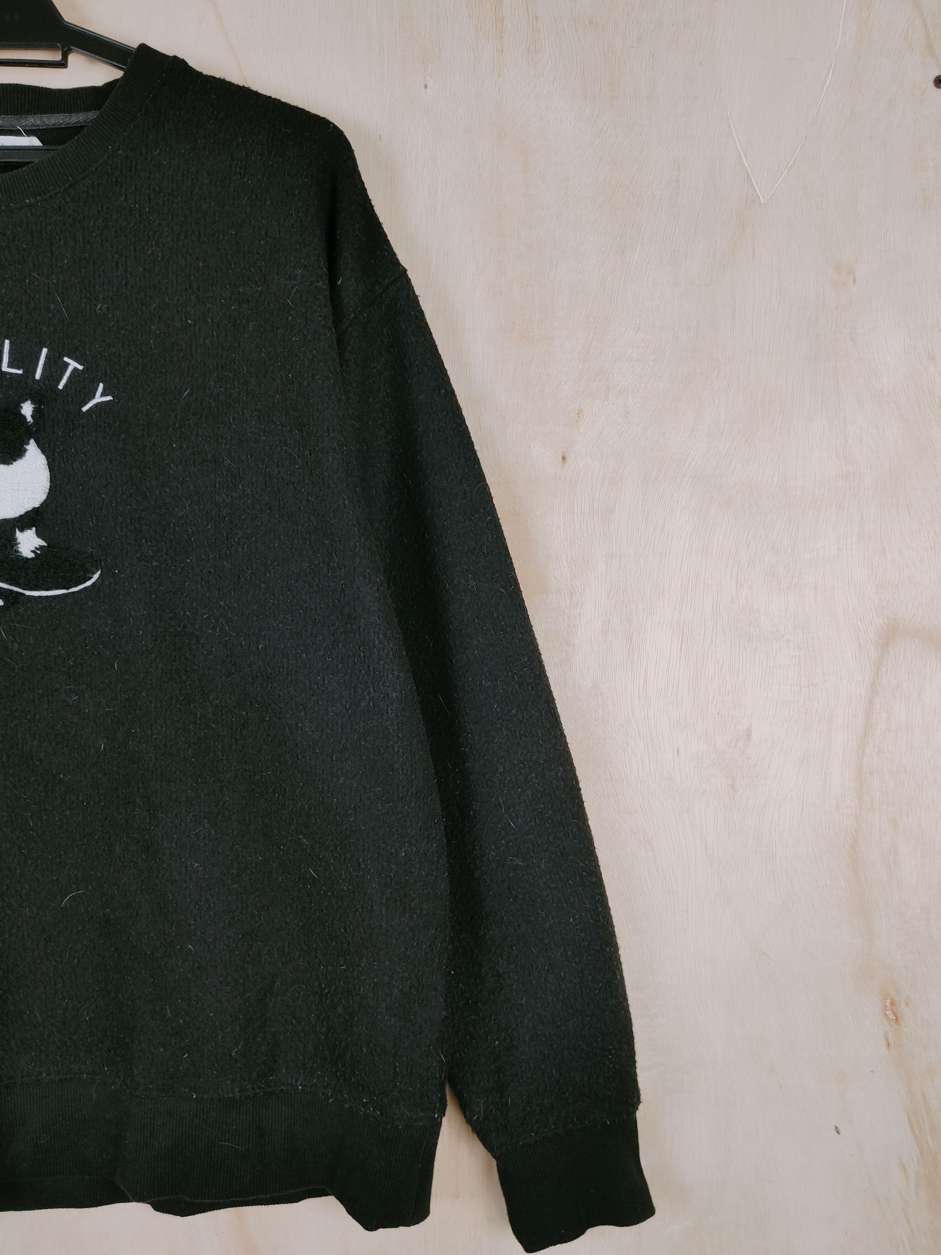 Japanese Brand Quash dog skateboard Black Sweatshirts #S2608 Size US L / EU 52-54 / 3 - 6 Thumbnail