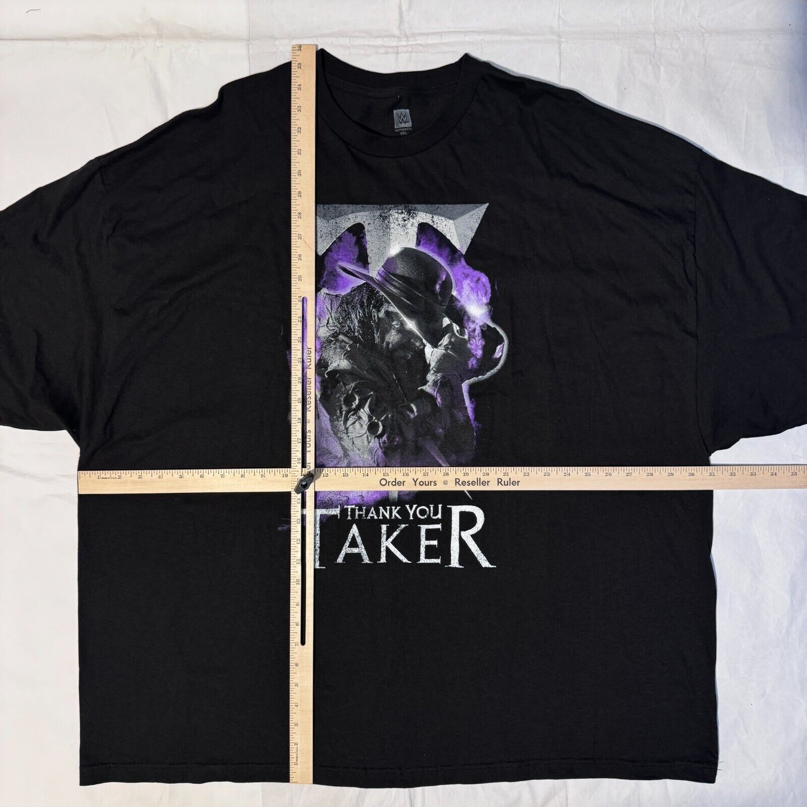 WWE WWE Undertaker Thank You Taker WWF Authentic Black Tshirt - Size US XXL / EU 58 / 5 - 3 Thumbnail