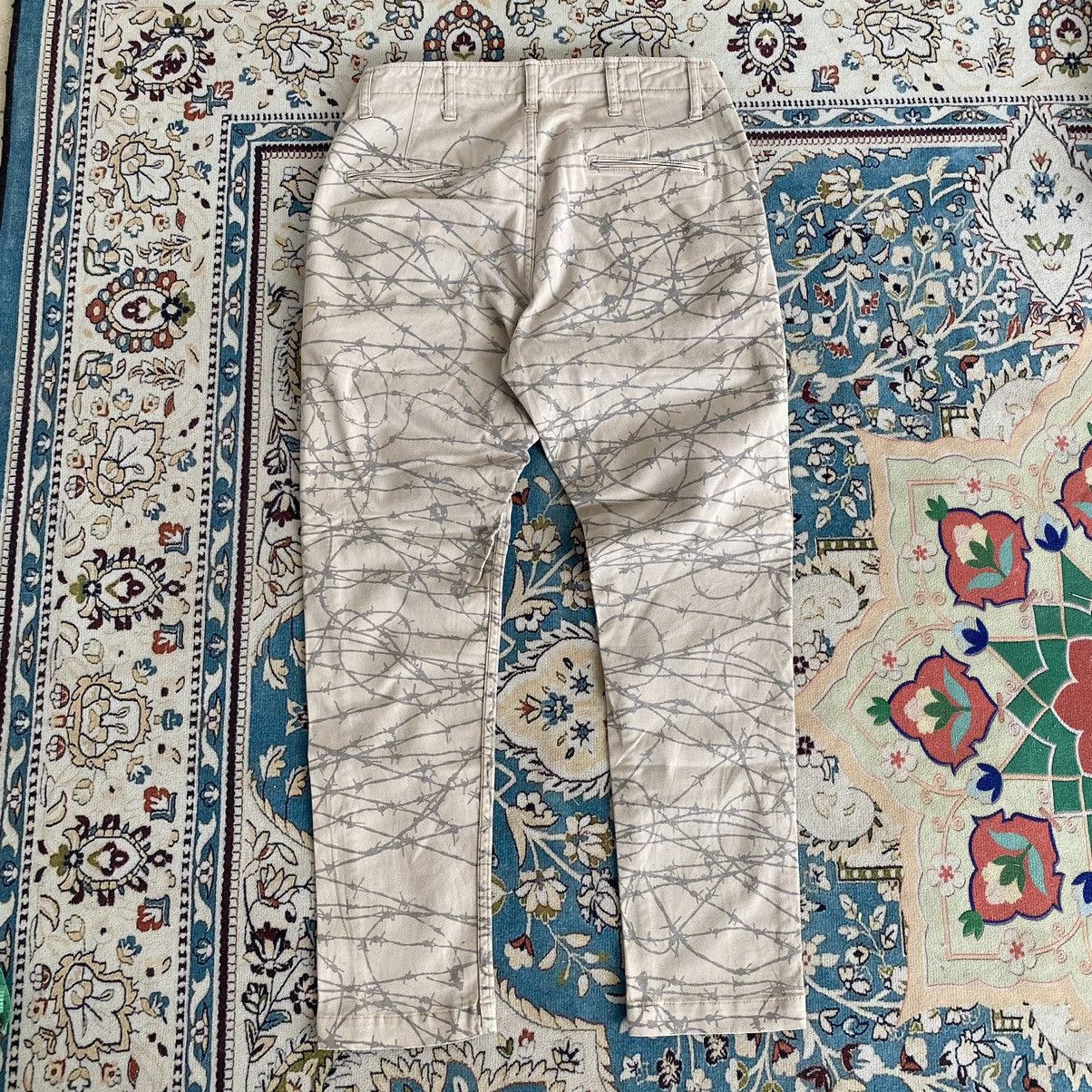Hysteric Glamour ⛓️Hysteric Glamour⛓️Barbed Wire Pattern Chinnos Pants Size US 30 / EU 46 - 3 Thumbnail