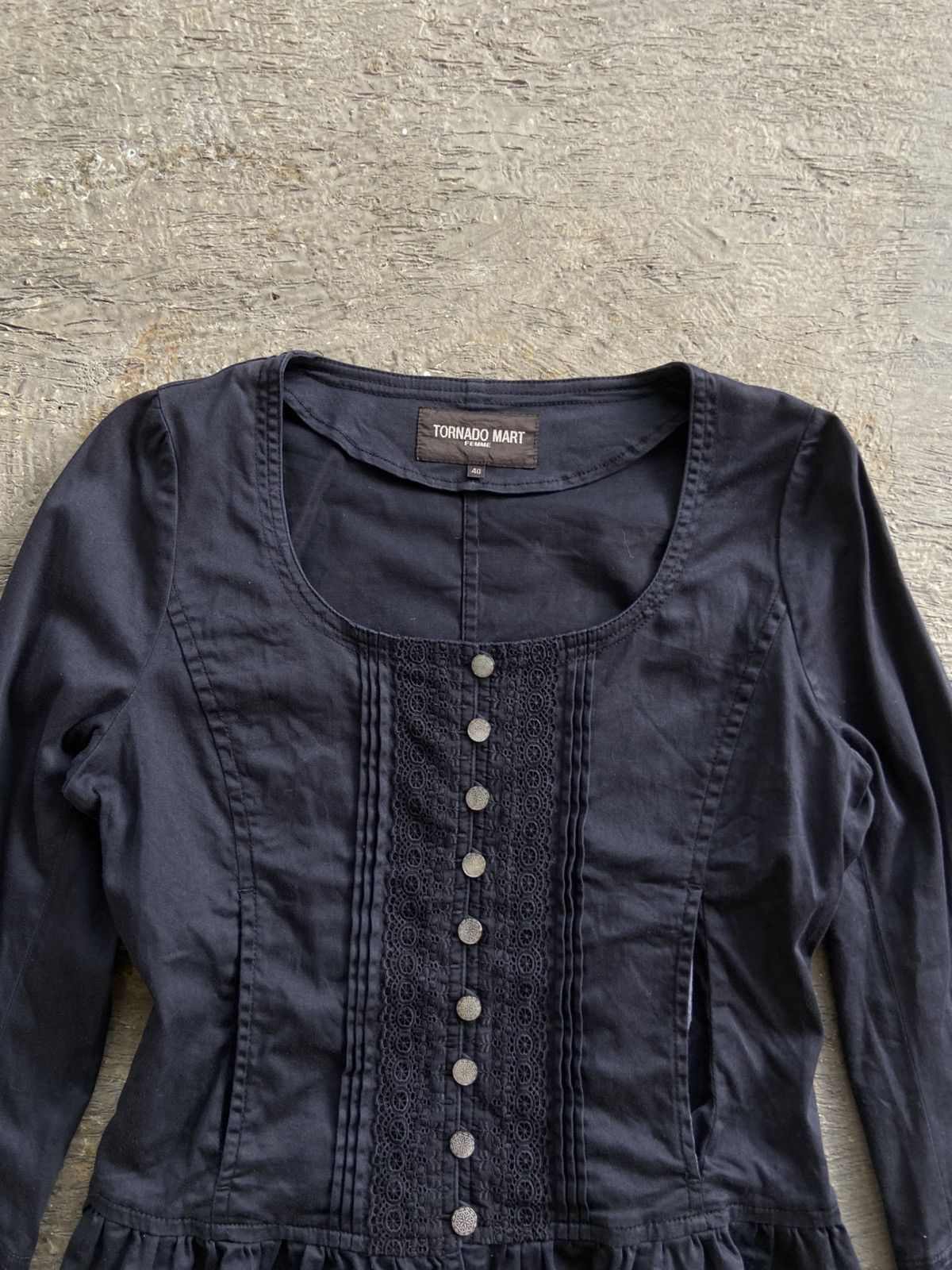 If Six Was Nine 2000s Tornado Mart - Vkei Style Multi Button Shirt Size M / US 6-8 / IT 42-44 - 3 Thumbnail