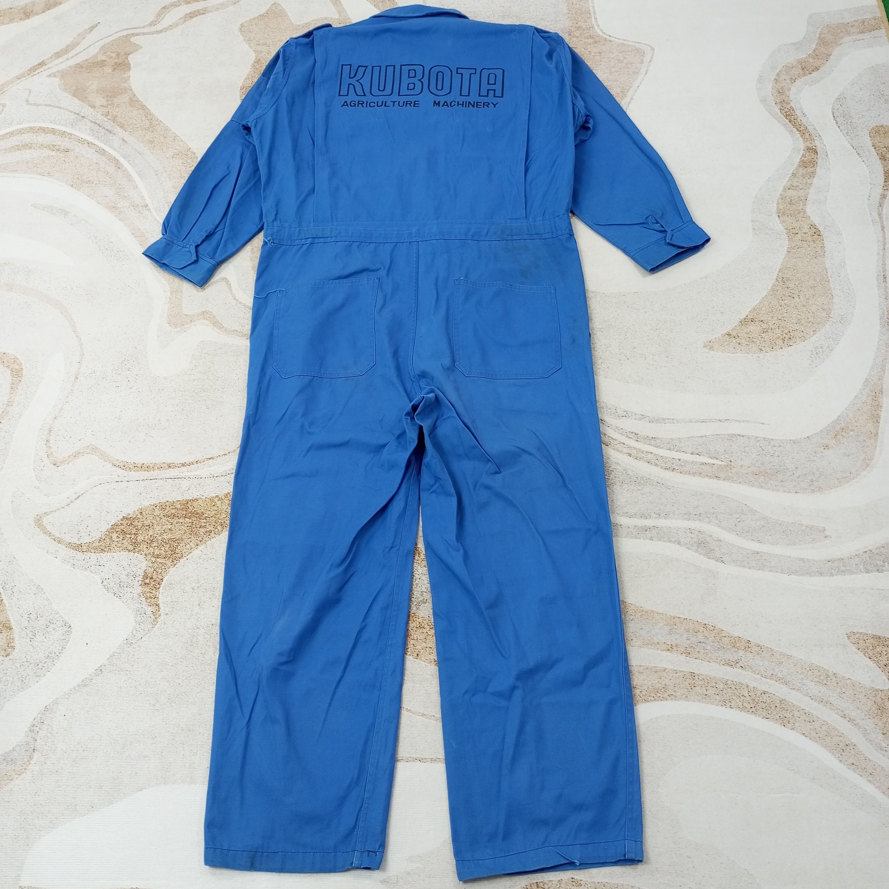 Vintage Kubota Agriculture Machiney Coverall Jacket c238n16 Size US L / EU 52-54 / 3 - 1 Thumbnail