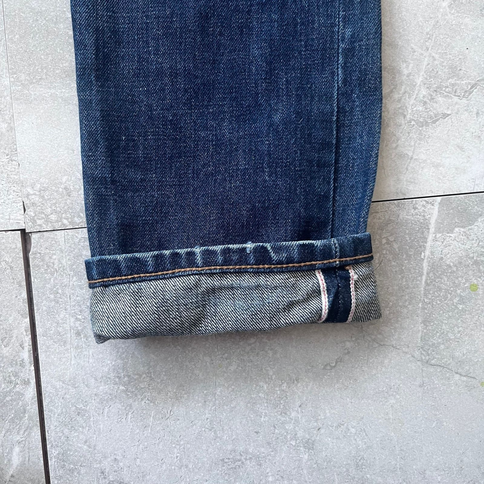 Freenote Cloth Freenote Cloth Rios Selvedge Jeans Patched & Faded Size US 31 - 2 Thumbnail