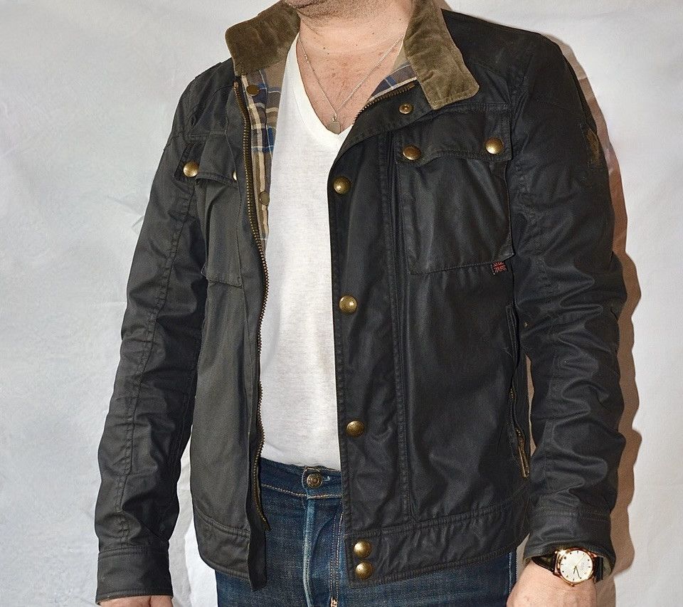 Belstaff Belstaff Roadmaster Waxed Jacket Black Size 48 (Fits Small) Size US M / EU 48-50 / 2 - 4 Thumbnail