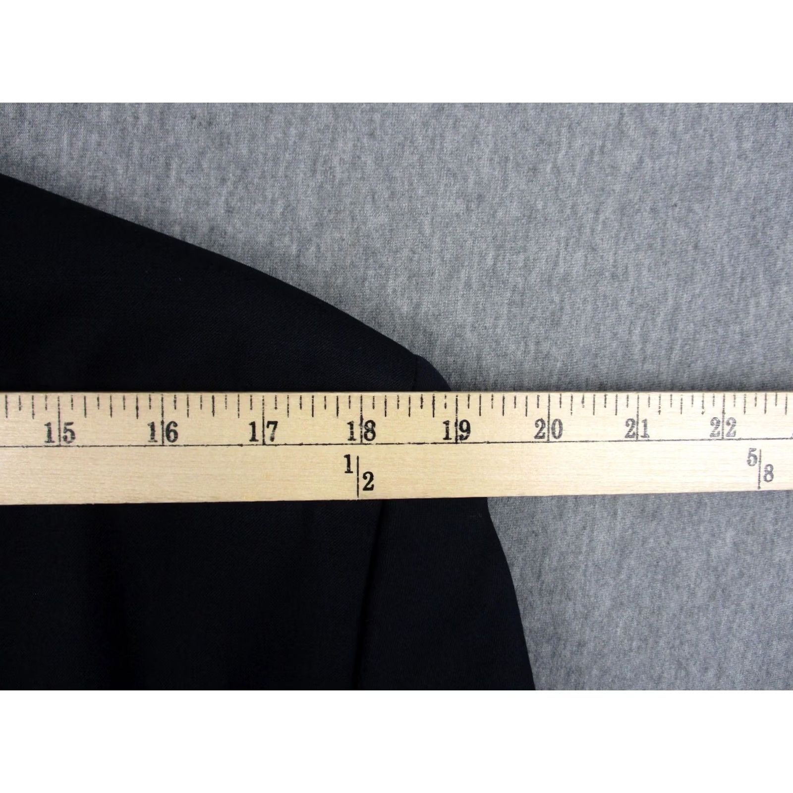 Ralph Lauren Lauren Ralph Lauren Suit Jacket Mens 40R Blue Wool Solid Two-Button Notch Lapel Regular Sleeve Four-Button Cuffs Size 40R - 7 Thumbnail