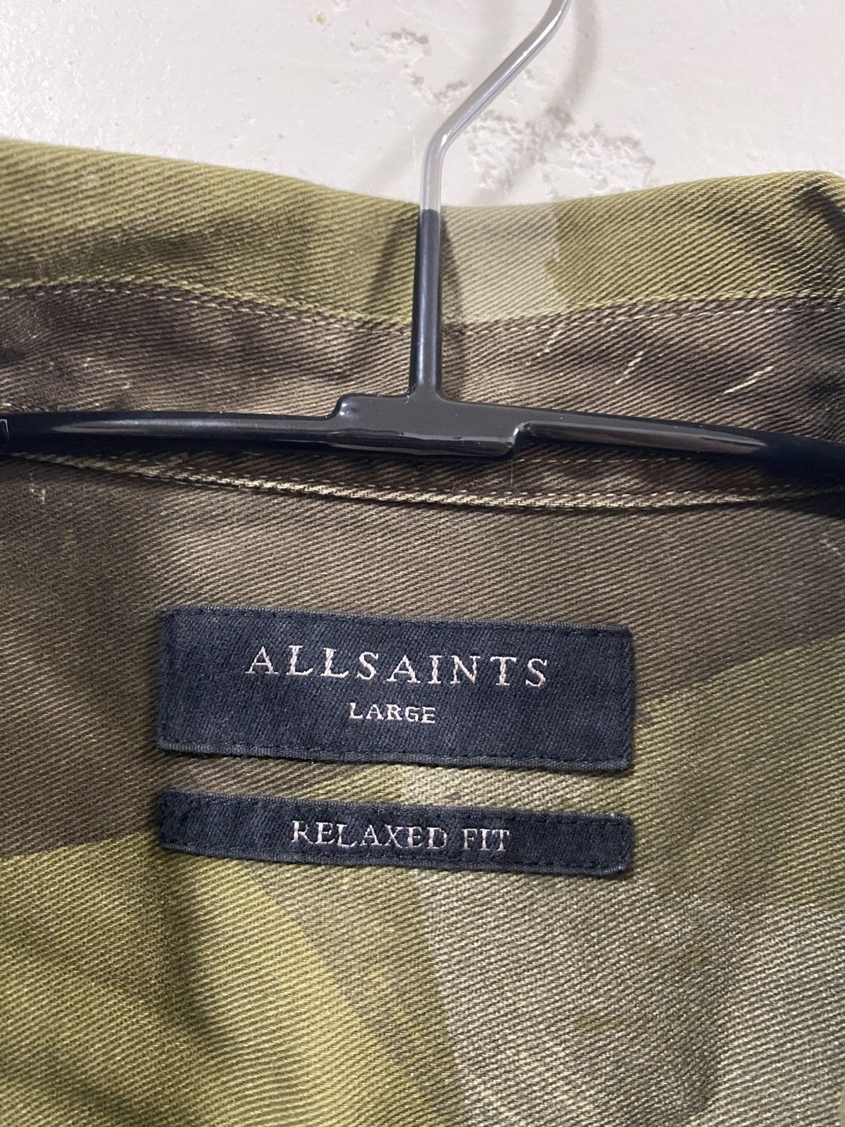 Allsaints AllSaints Military Overshirt Camo M-90 Style Shirt Size: L Size US L / EU 52-54 / 3 - 2 Thumbnail