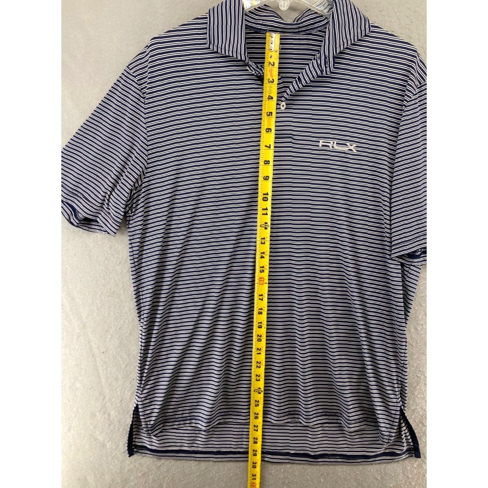 RLX Ralph Lauren Ralph Lauren RLX Polo Shirt Mens Large Black Stripe Golf Stretch Size US L / EU 52-54 / 3 - 3 Thumbnail