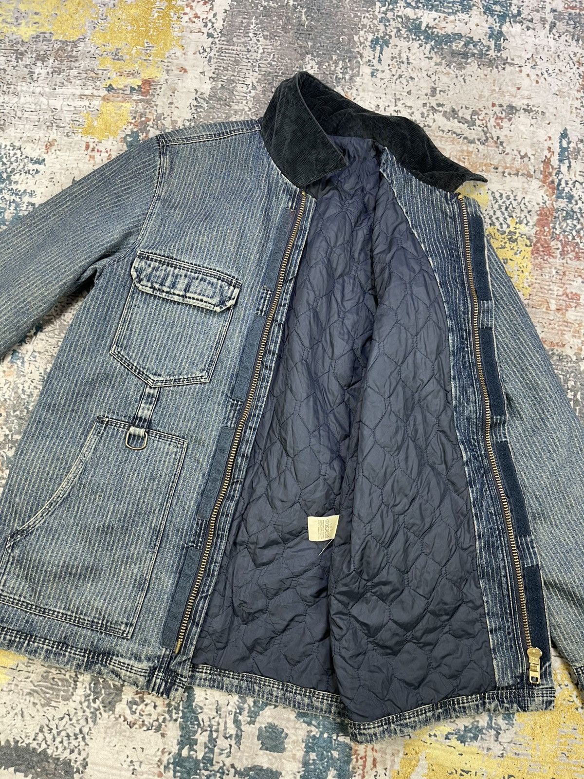 Fragment Design × Levi's Levi’s Fenom x Fragment Design Pinstriped Denim Jacket Size US M / EU 48-50 / 2 - 3 Thumbnail