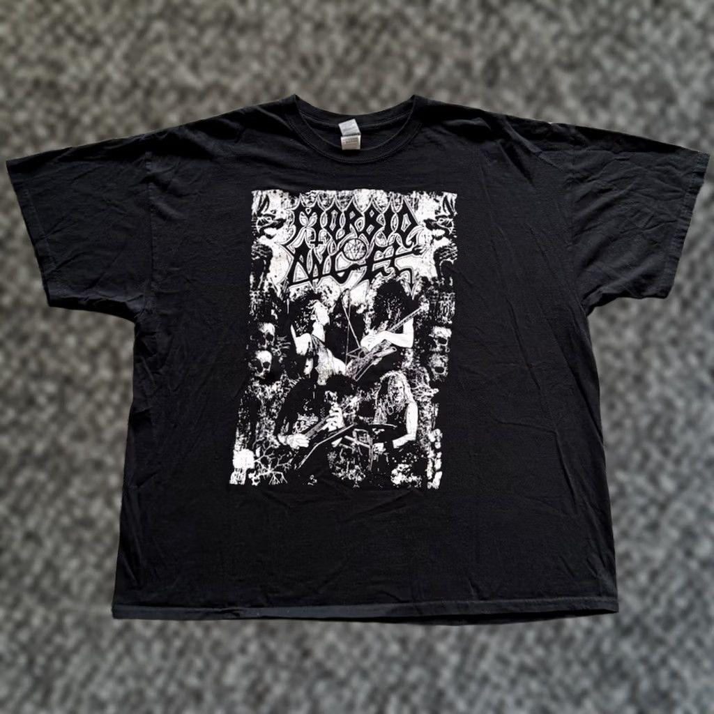 Gildan VINTAGE Morbid Angel Sickness Tour Concert T Shirt 2XL Black Gildan Men Band Metal Music Deicide Size US XXL / EU 58 / 5 - 1 Thumbnail