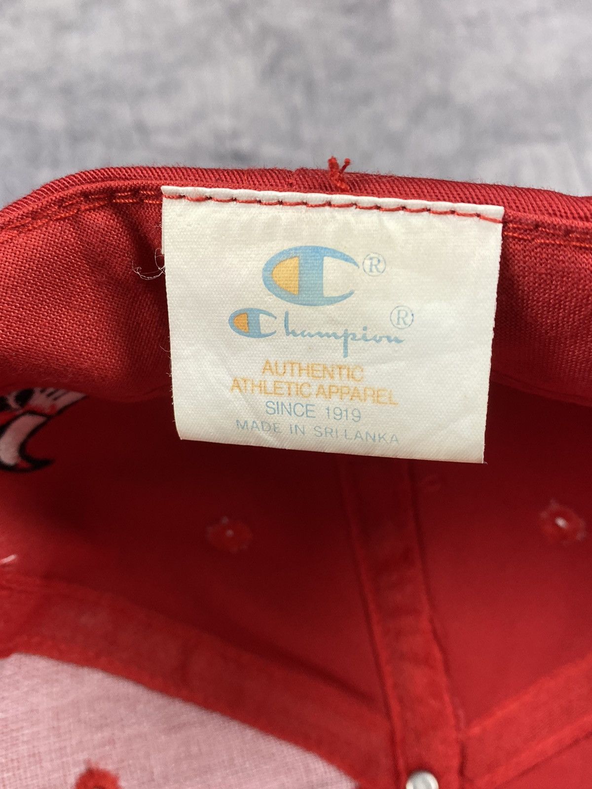 Champion × NBA × Vintage Rare Vintage Champion Chicago Bulls Basketball Cap Hat Size ONE SIZE - 10 Thumbnail