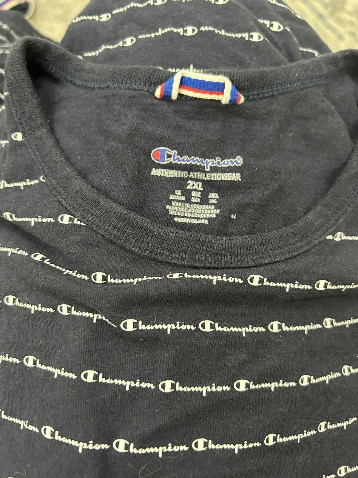 Champion Navy blue champion shirt Size US XXL / EU 58 / 5 - 3 Thumbnail