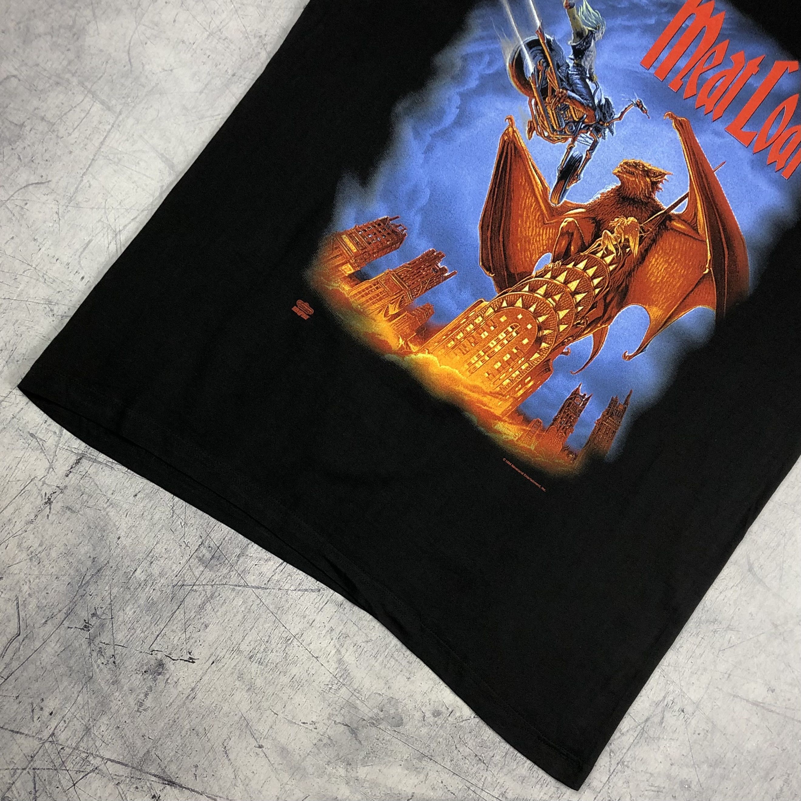Band Tees 90s Meat Loaf World Tour Winterland Tee Size US XL / EU 56 / 4 - 9 Thumbnail