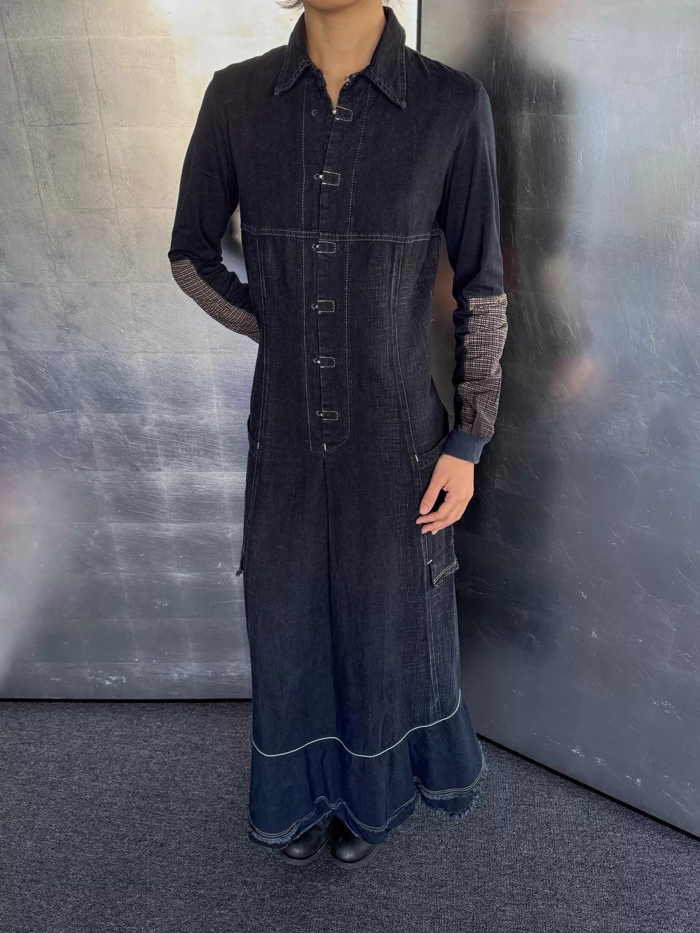 Marithe + Francois Girbaud MFG Vintage Denim Dress Size40 Size S / US 4 / IT 40 - 8 Thumbnail