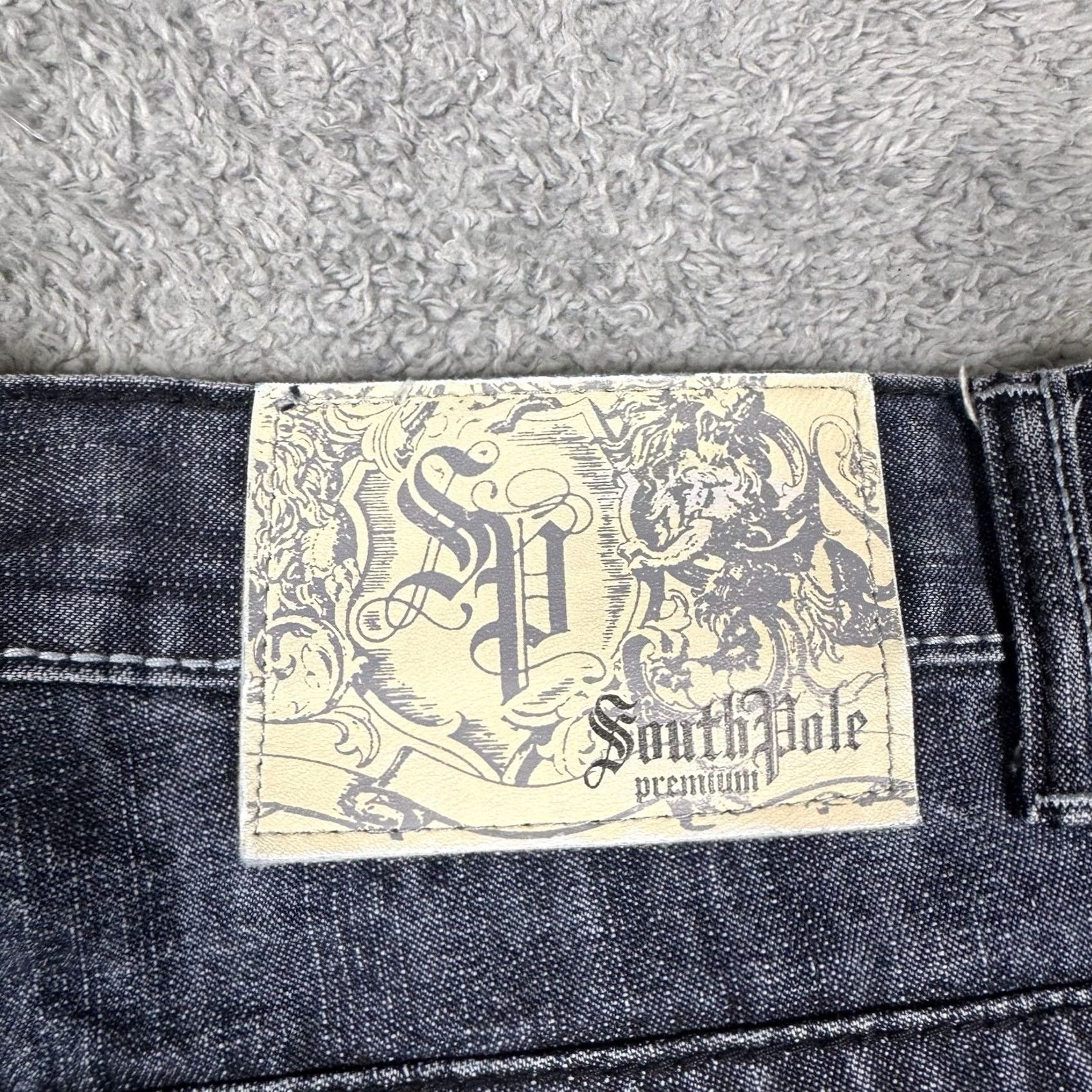 Southpole VINTAGE Southpole Jeans Mens 34x32 Baggy Cyber Y2K 90s Grunge Flap Pock Size US 34 / EU 50 - 4 Thumbnail