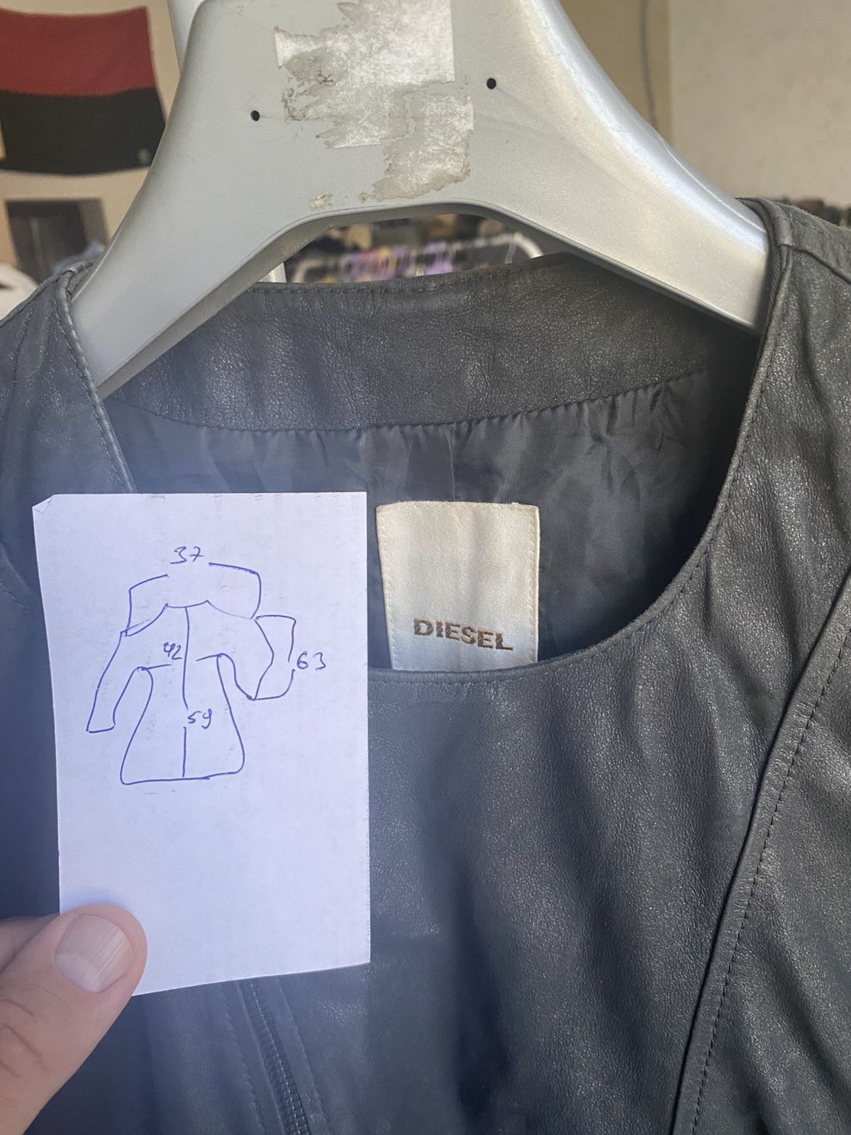 Diesel Diesel Leather Jacket vintage women black size small biker Size S / US 4 / IT 40 - 9 Thumbnail
