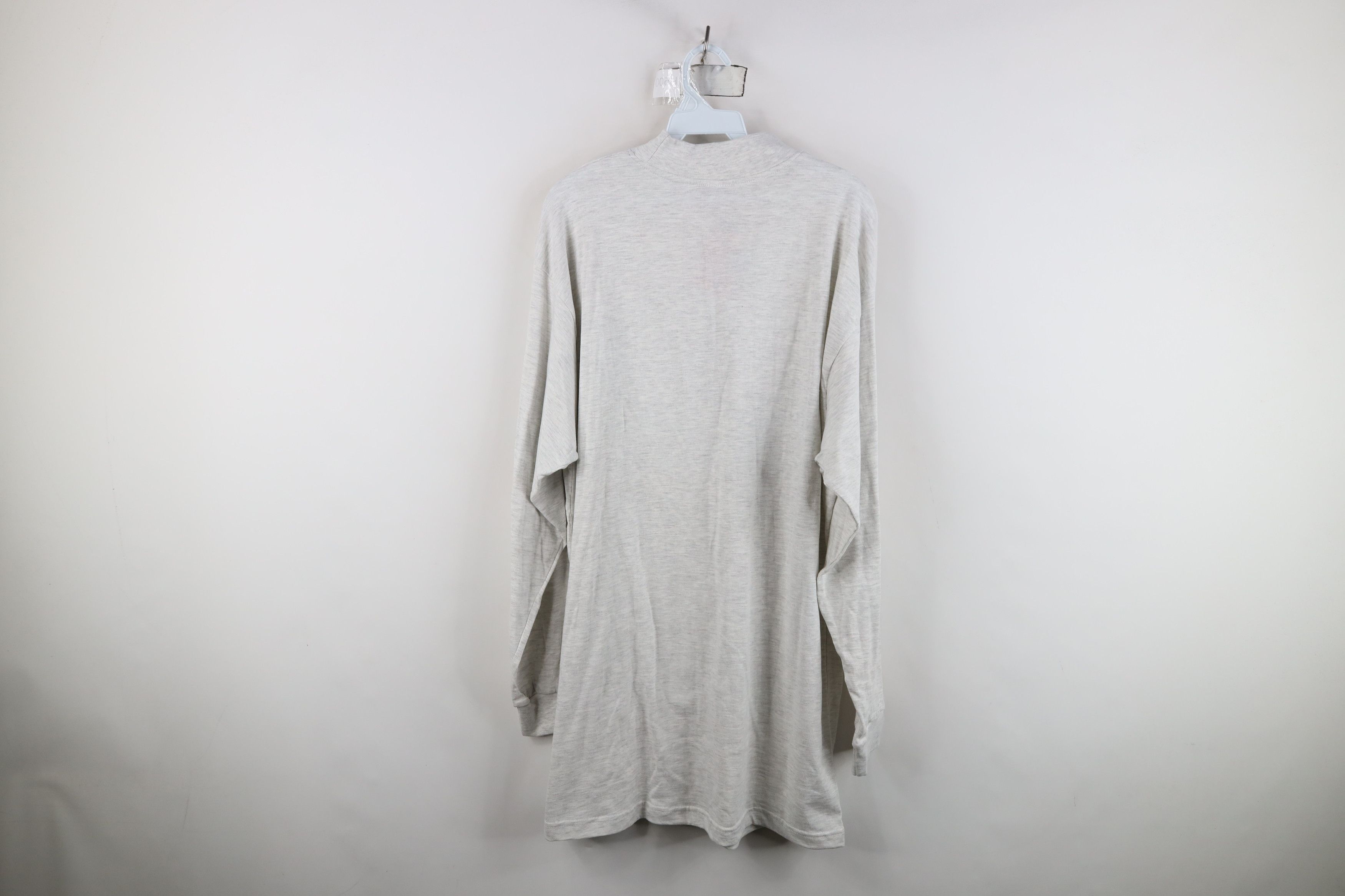 Vintage Deadstock Vintage Streetwear Mock Neck Long Sleeve T-Shirt Size US XL / EU 56 / 4 - 8 Thumbnail