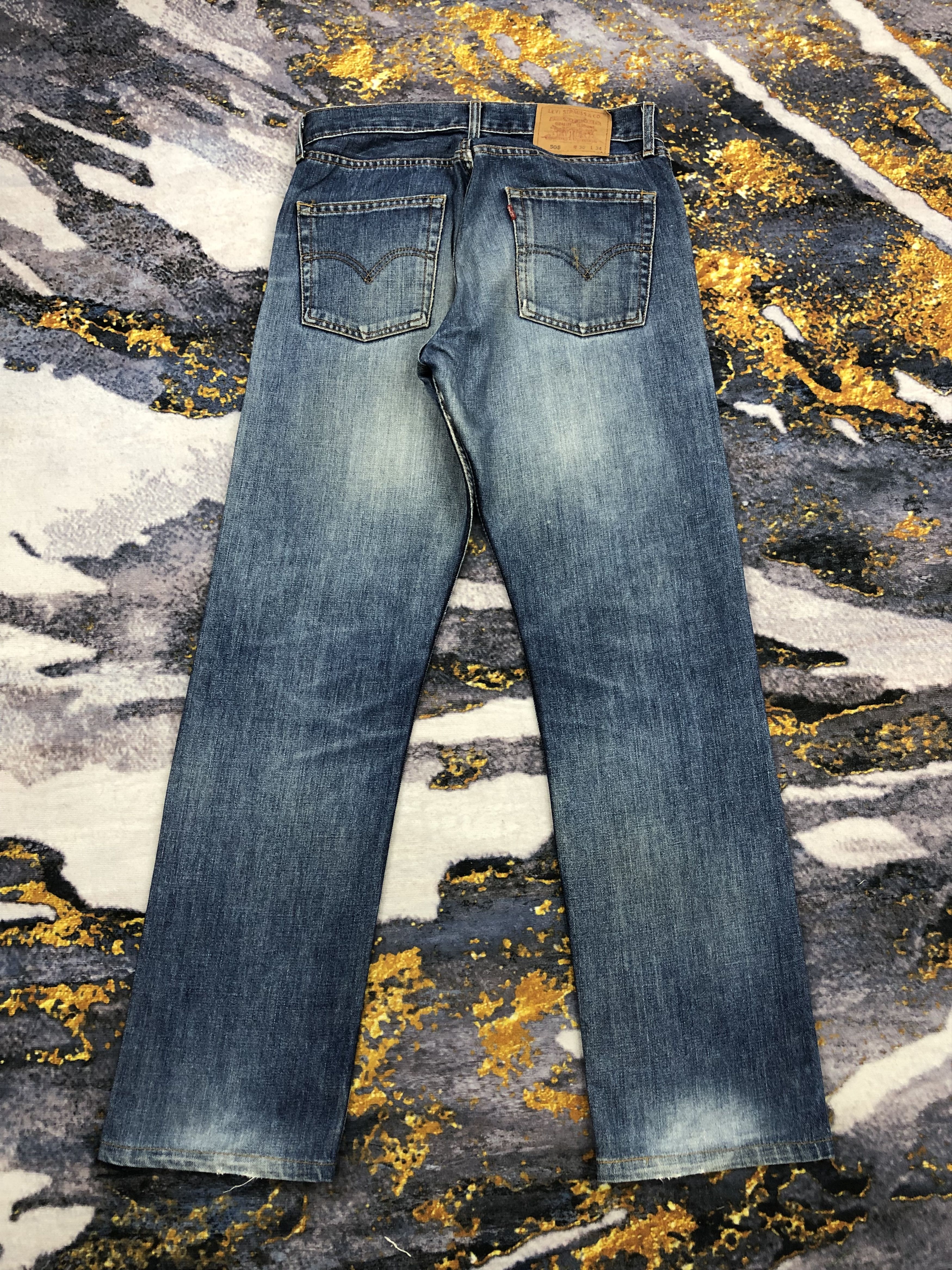 Levi's Vintage 90s Levis 505 Faded Blue Jeans DPP0200 Size US 31 - 3 Thumbnail