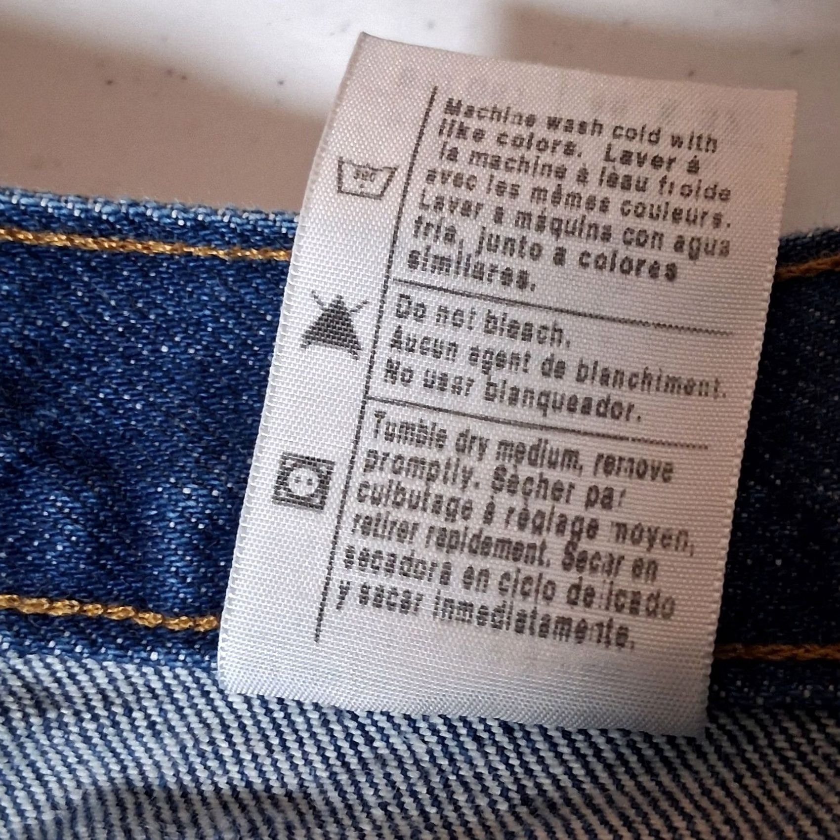 Carhartt Carhartt Jeans Men 44x32 Workwear Jeans Blue Denim 5-Pocket Regular Straight DST B17 DST Size US 44 / EU 60 - 5 Thumbnail