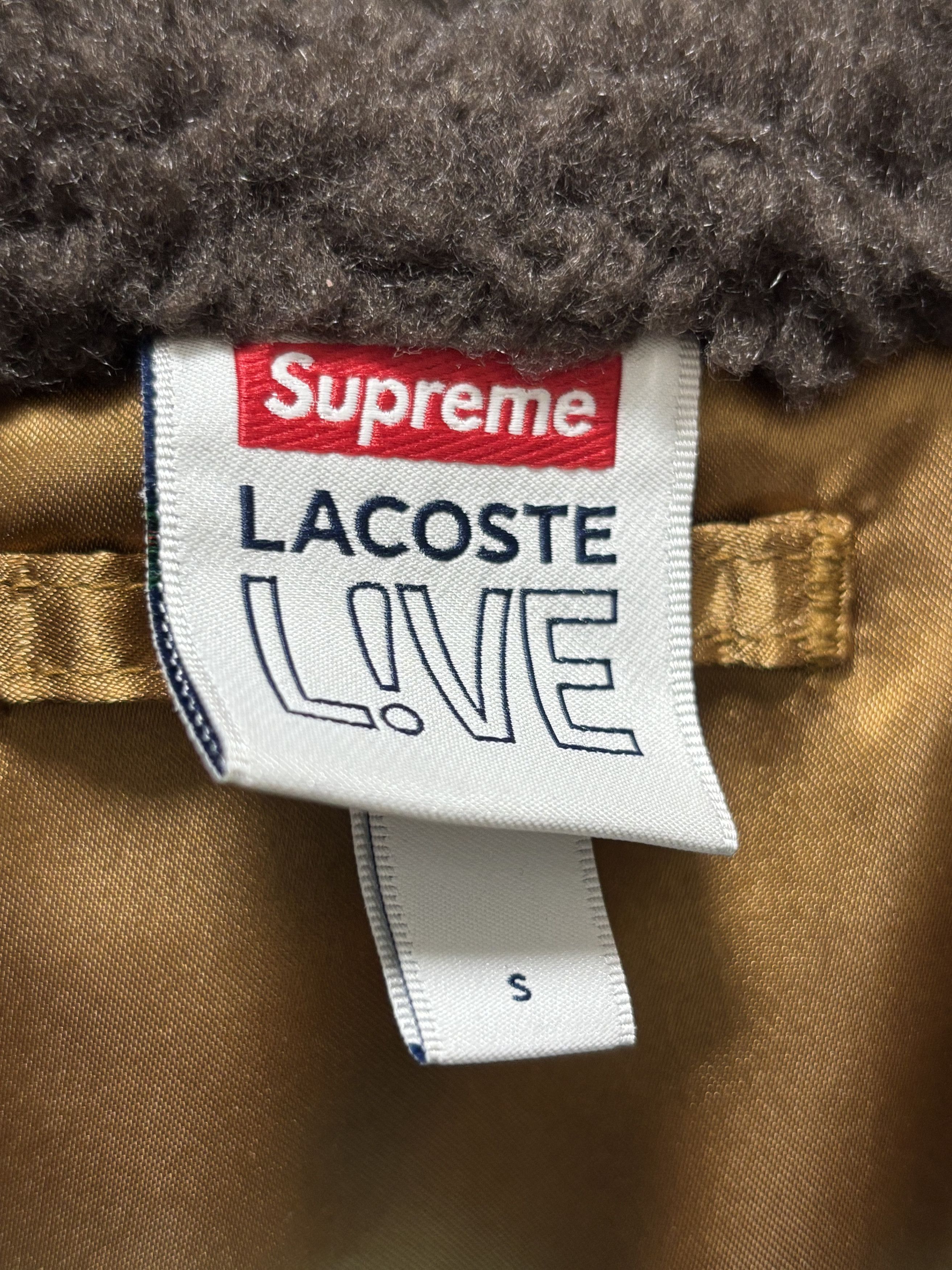 Lacoste × Supreme Supreme Lacoste Wool bomber Jacket Size US S / EU 44-46 / 1 - 4 Thumbnail