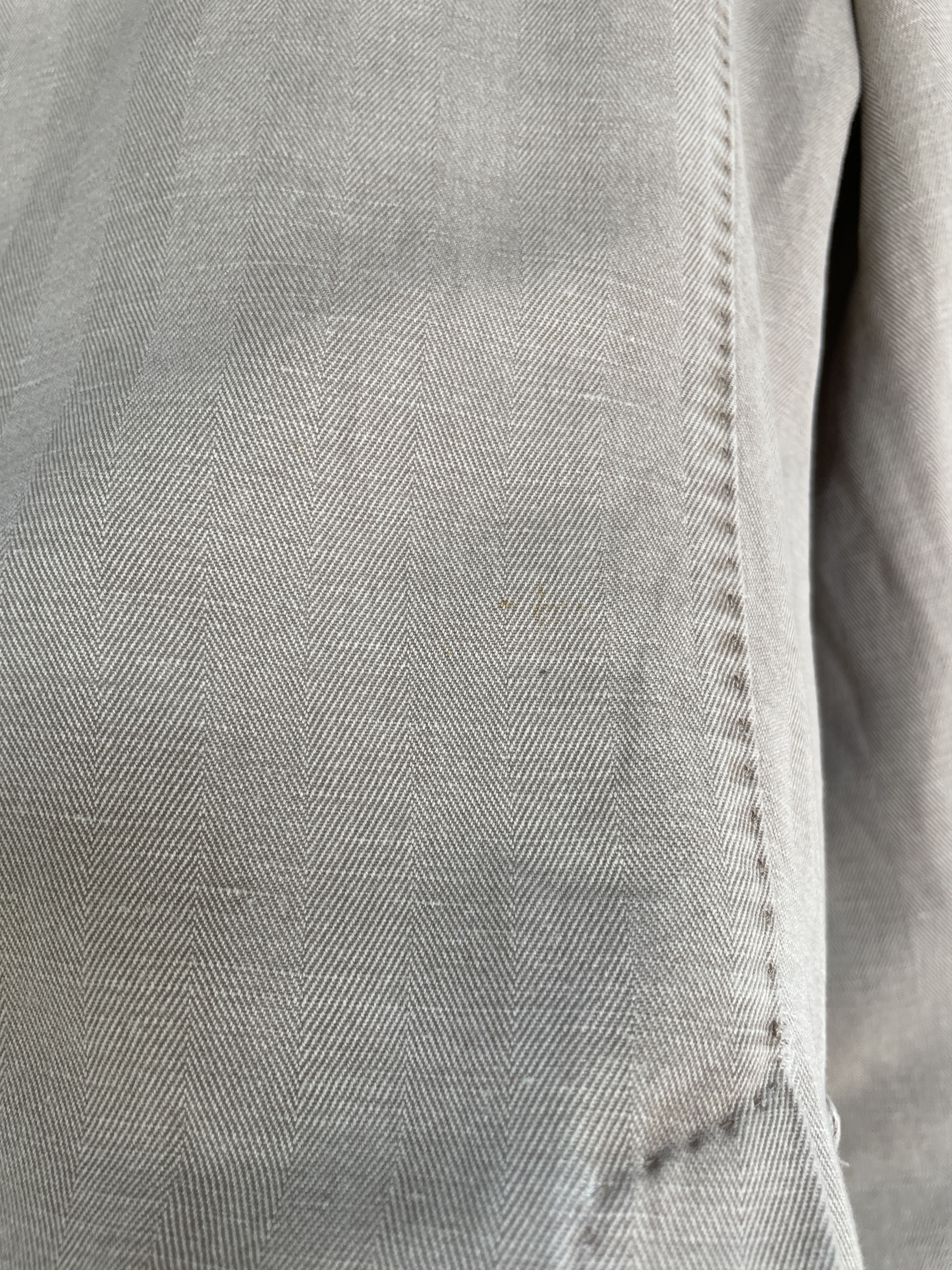 Corneliani Corneliani ID Unlined Garment Dyed Cotton Hemp Sport Coat Size 42R - 10 Thumbnail