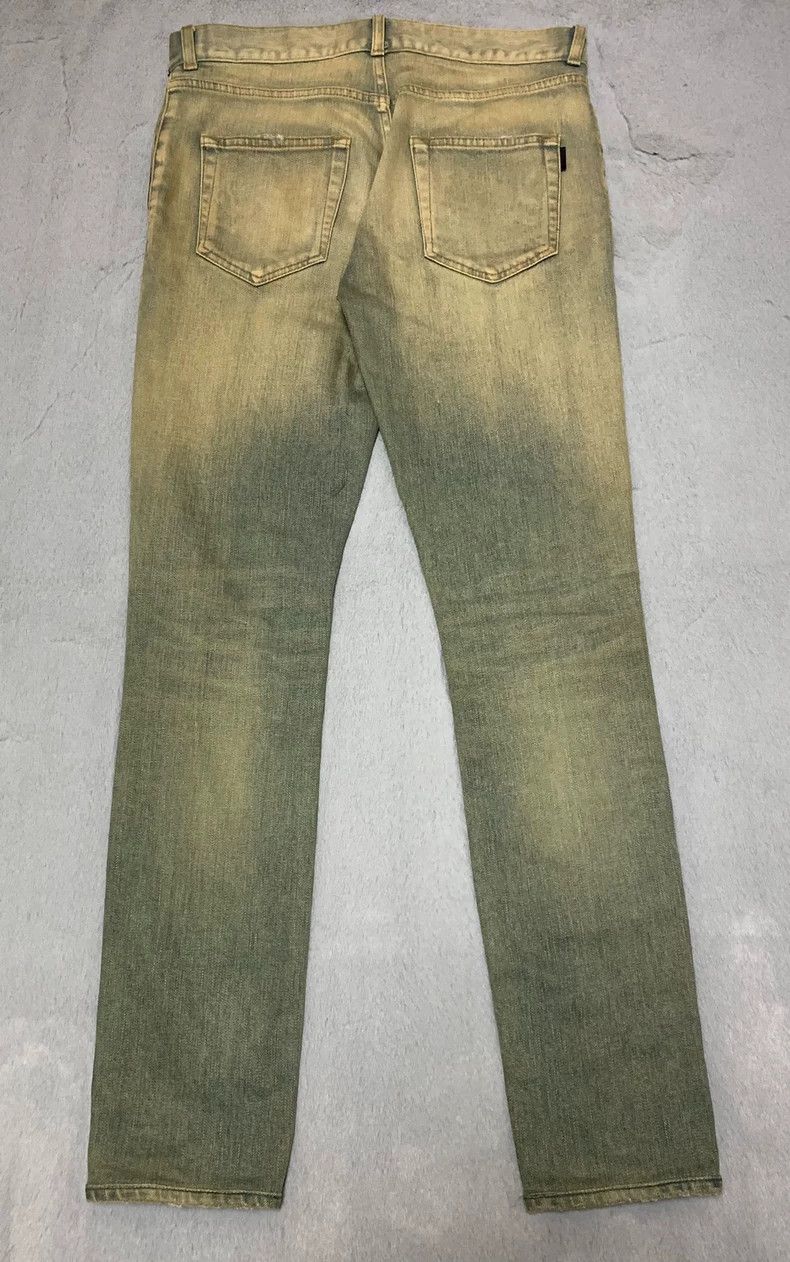 Saint Laurent Paris saint Laurent paris19ss D02 Yellow Mud Wreck Jeans 2503-Ne Size US 30 / EU 46 - 2 Thumbnail