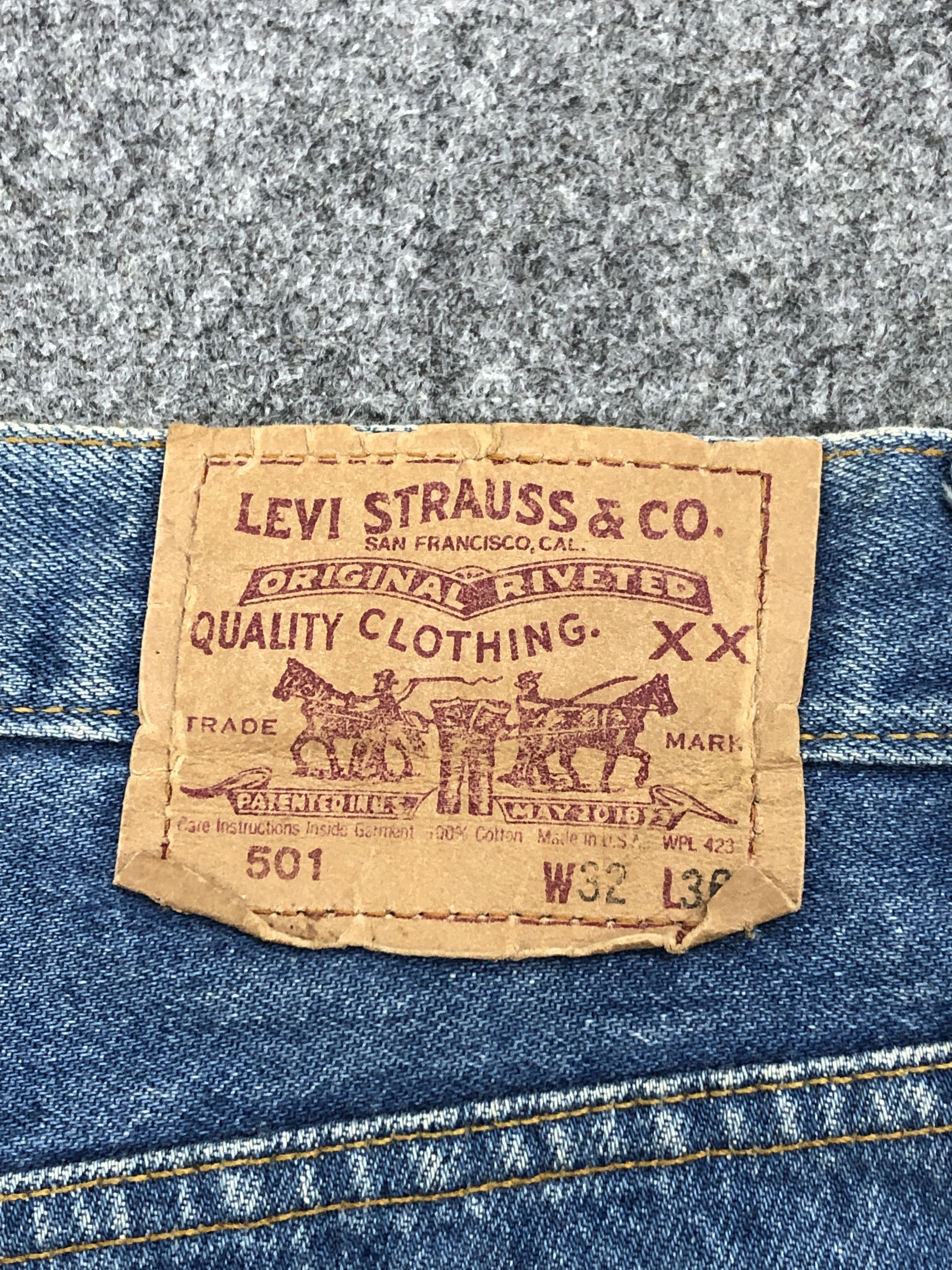Levi's × Vintage Vintage 90s Levis 501 Light Blue Jeans Size US 29 - 6 Thumbnail