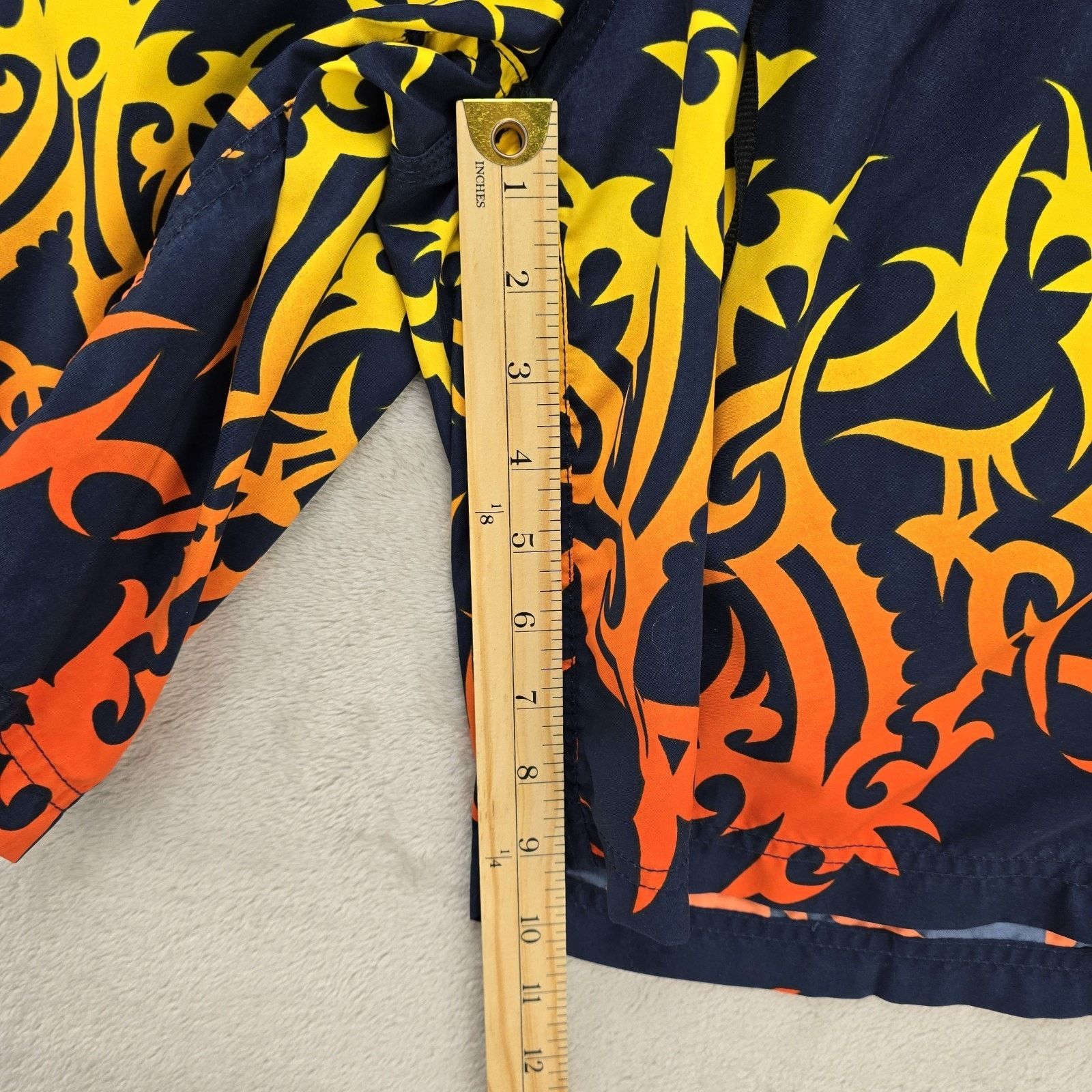 No Fear No Fear Board Shorts Mens 34 Tribal Flames Swim Vtg Y2K Surf Size US 34 / EU 50 - 8 Thumbnail
