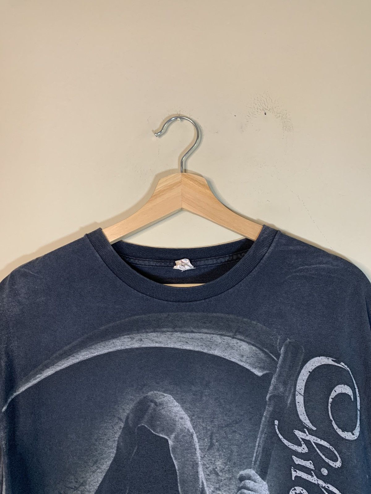 Band Tees × Vintage *RARE* Vintage Children Of Bodom Grim Reaper AOP Band Shirt Size US L / EU 52-54 / 3 - 5 Thumbnail