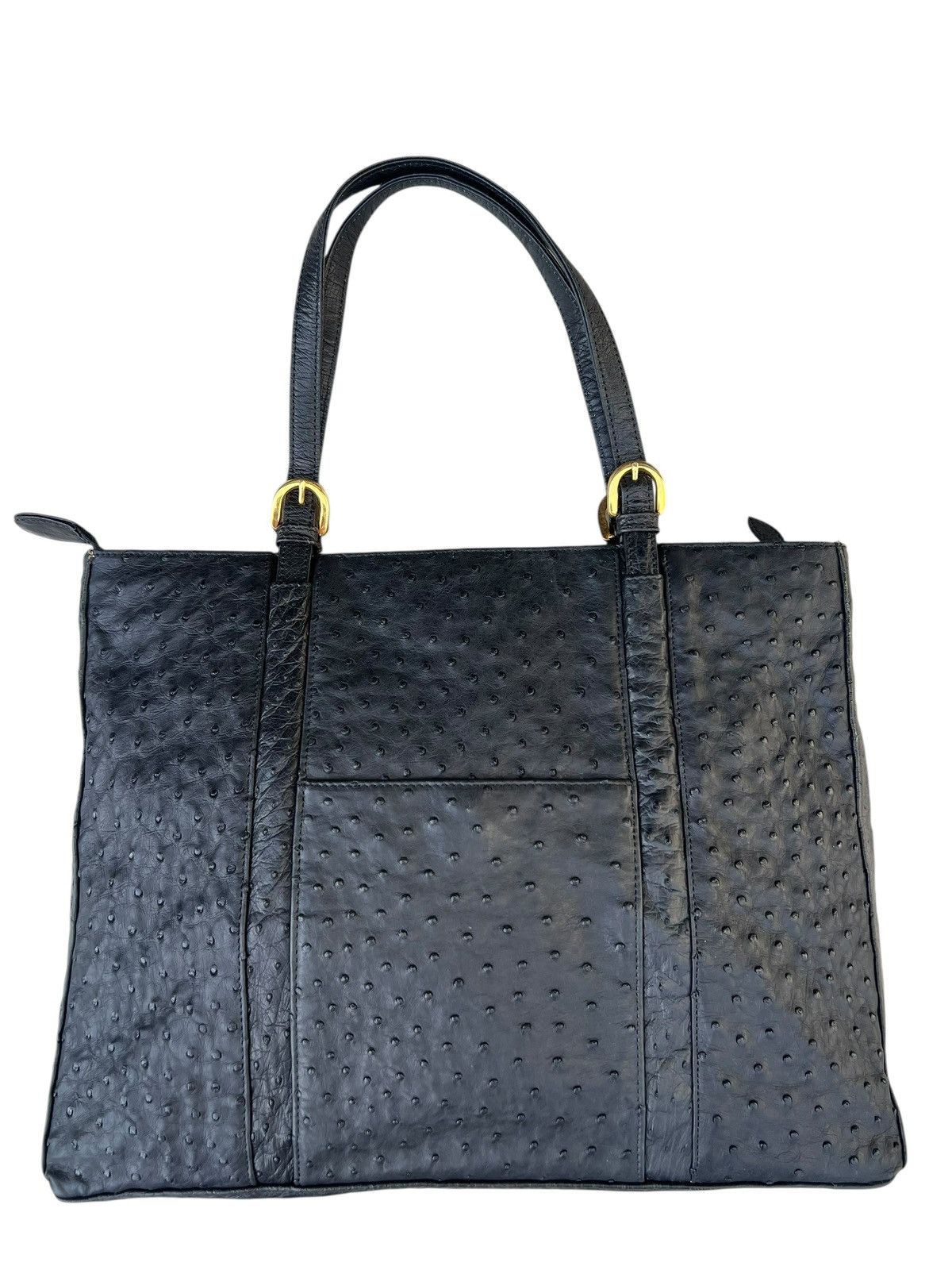 Leather Archive JRA Japan Ostrich Leather Tote Bag Size ONE SIZE - 10 Thumbnail