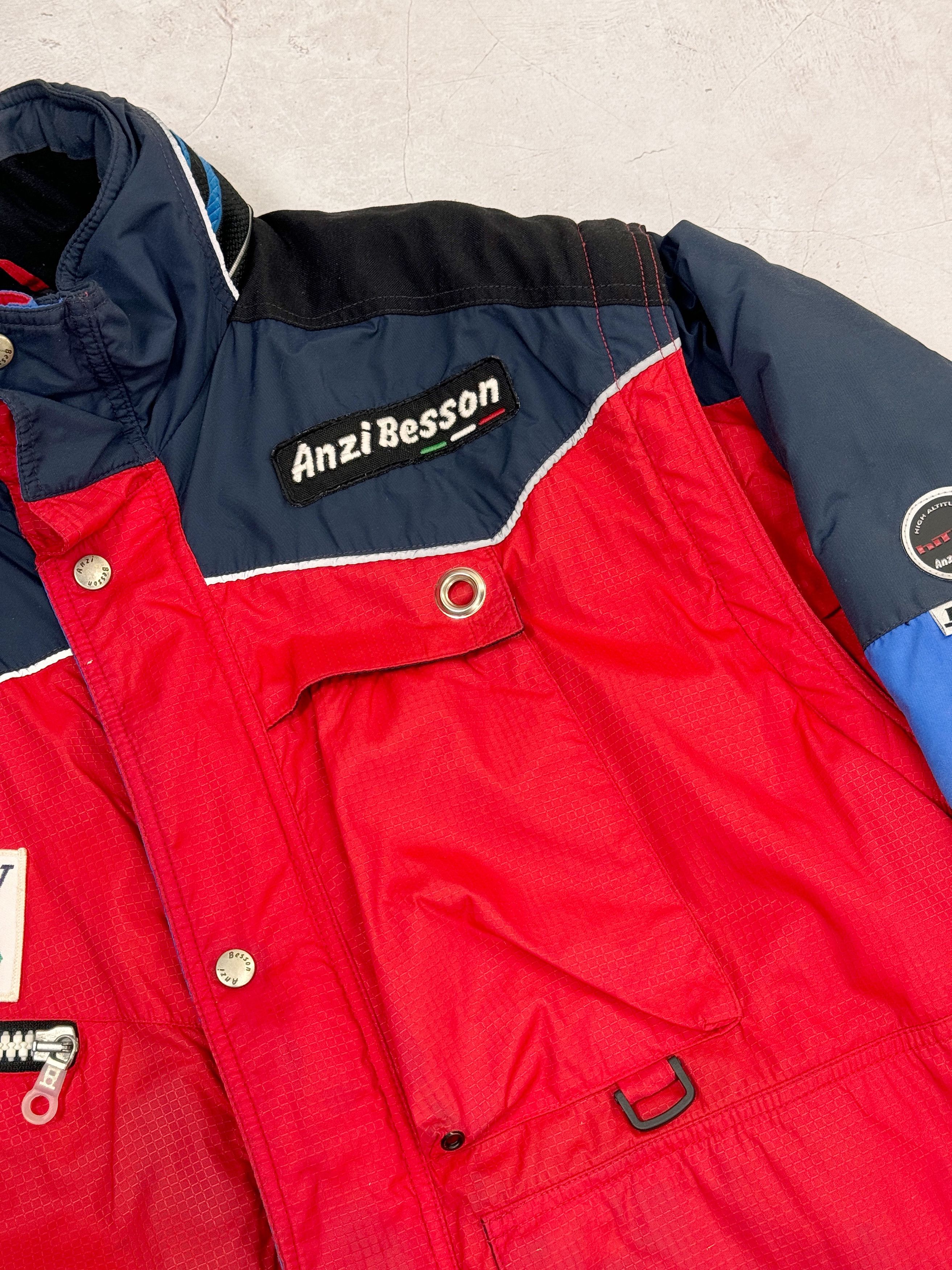 Vintage Anzi Besson Jacket FIS Nordic World Ski Champ 99 Ramsau Size US XL / EU 56 / 4 - 7 Thumbnail