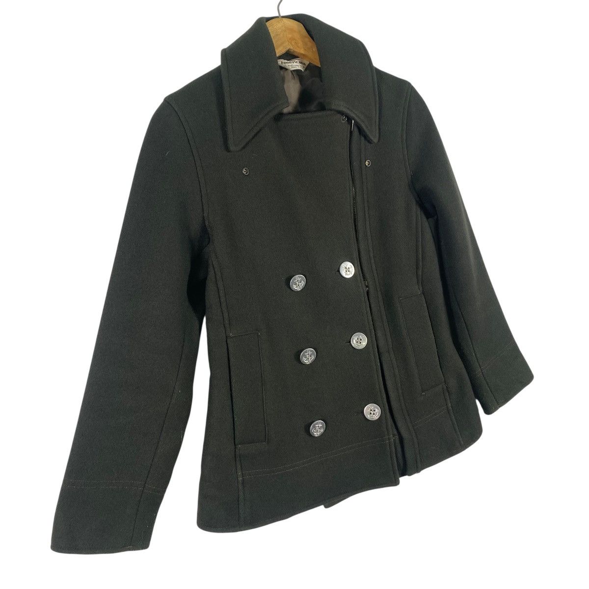 Union LA Vintage Americana Union Made Wool Button/Zipper Jacket S Size S / US 4 / IT 40 - 3 Thumbnail