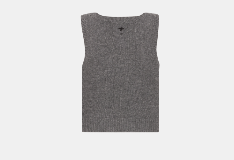 Dior o1w1db10525 354W01 Twinset Sweater in Gray Size XL / US 12-14 / IT 48-50 - 5 Thumbnail