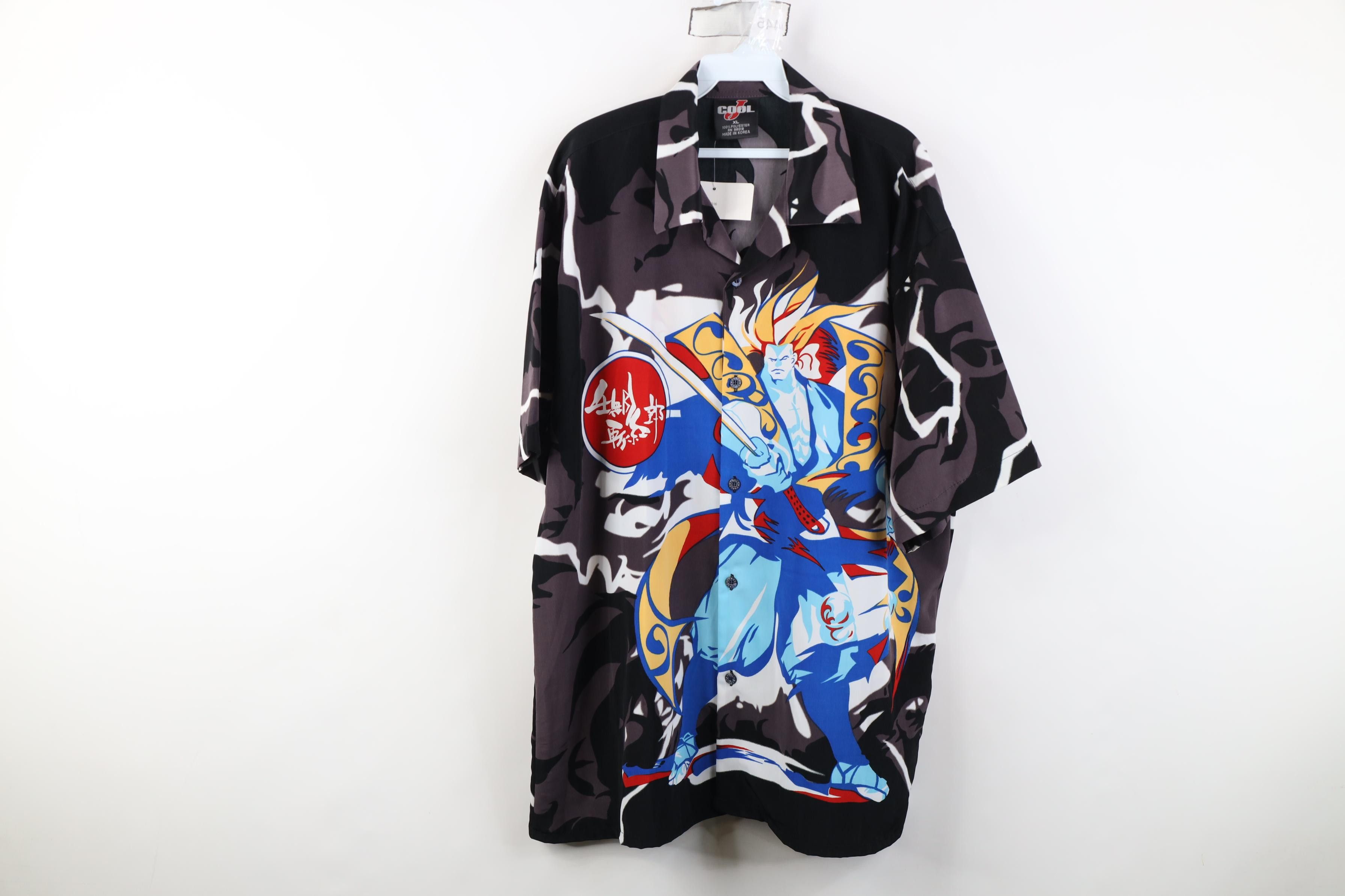Vintage Deadstock Vintage 90s Y2K Streetwear Lightning Warrior Shirt Size US XL / EU 56 / 4 - 1 Thumbnail