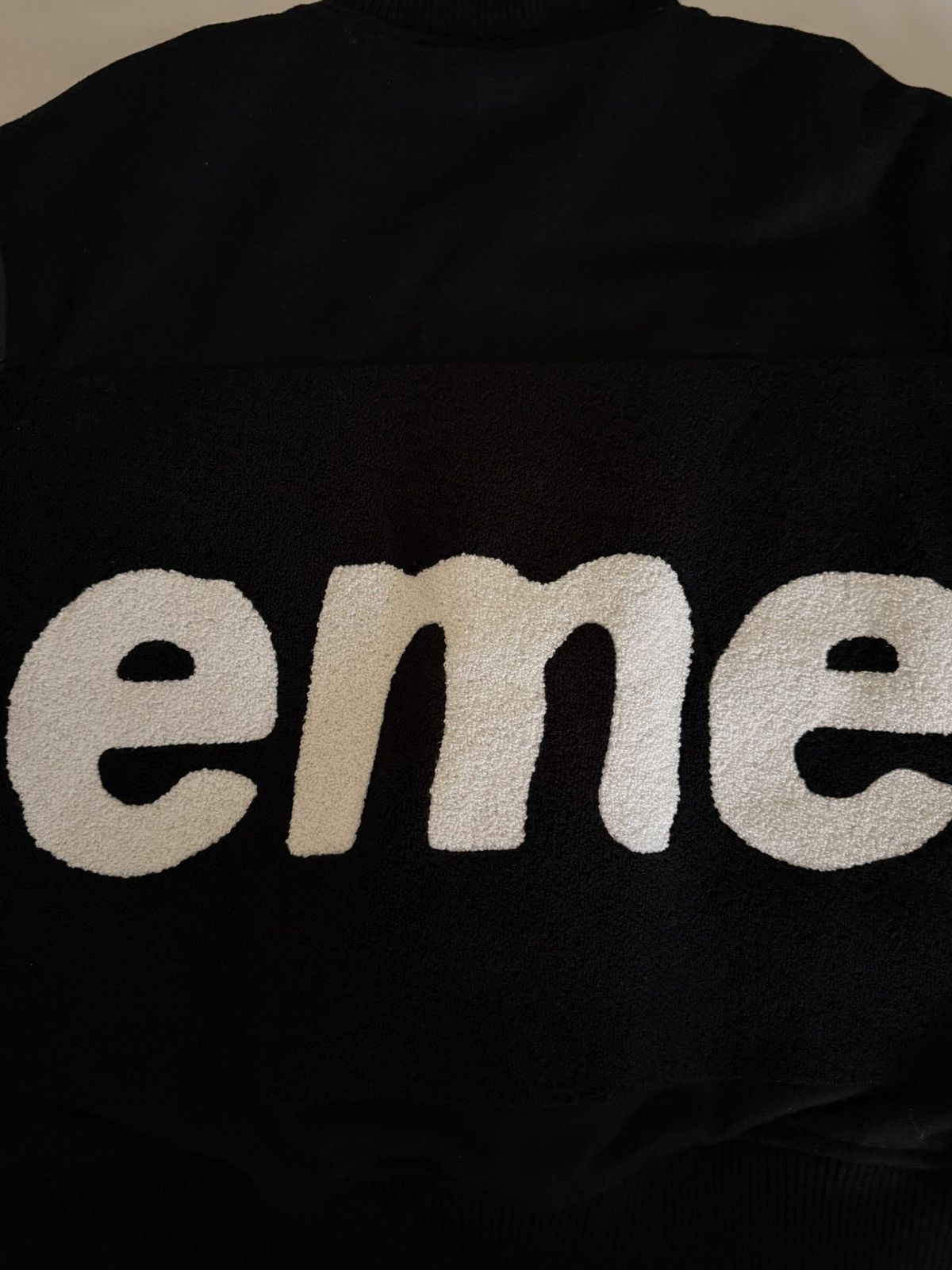 Supreme SUPREME Big Logo Chenille Varsity Jacket Size US S / EU 44-46 / 1 - 4 Thumbnail