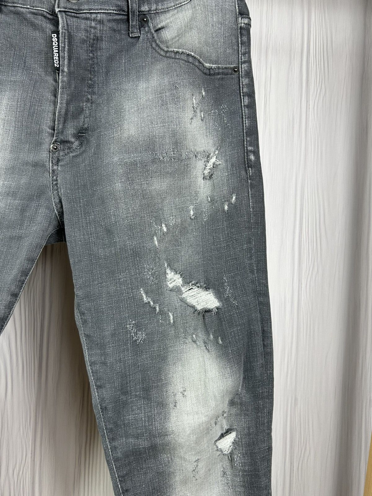 Dsquared2 Dsquared2 Slim Jean Stretch Pants Size 48 Italy S71LB0589 Size US 32 / EU 48 - 6 Thumbnail