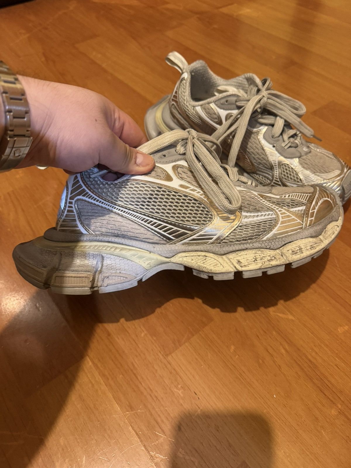 Balenciaga Balenciaga 3xl eggshell Size US 9 / EU 42 - 3 Thumbnail