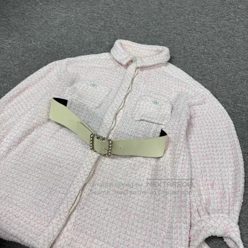 Chanel Chanel Cruise Series Pink Coarse Flower Coat Size XS / US 0-2 / IT 36-38 - 4 Thumbnail