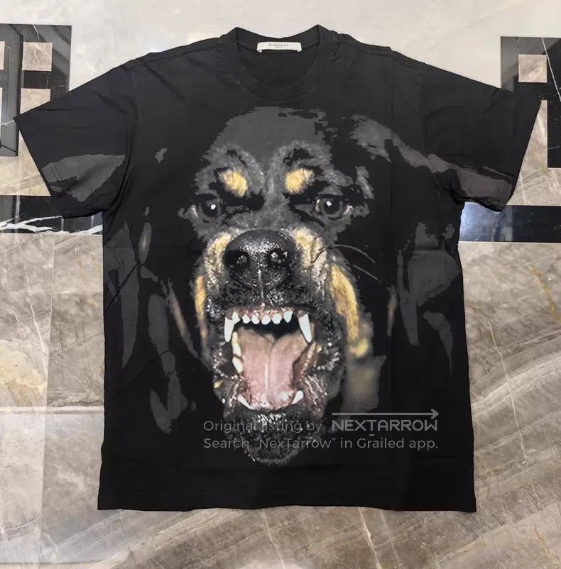 Givenchy Givenchy Classic Rottweiler dog head short-sleeve T-shirt Size US XXS / EU 40 - 2 Thumbnail