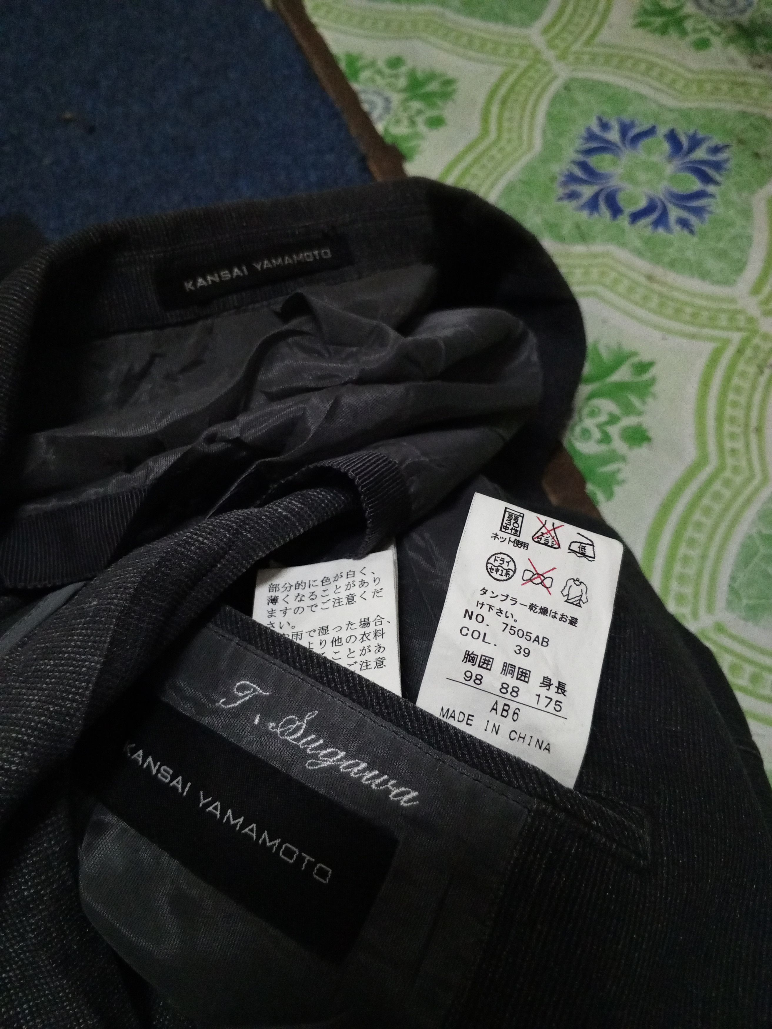 Kansai Yamamoto × Vintage KANSAI YAMAMOTO BLAZER Size 38L - 13 Thumbnail